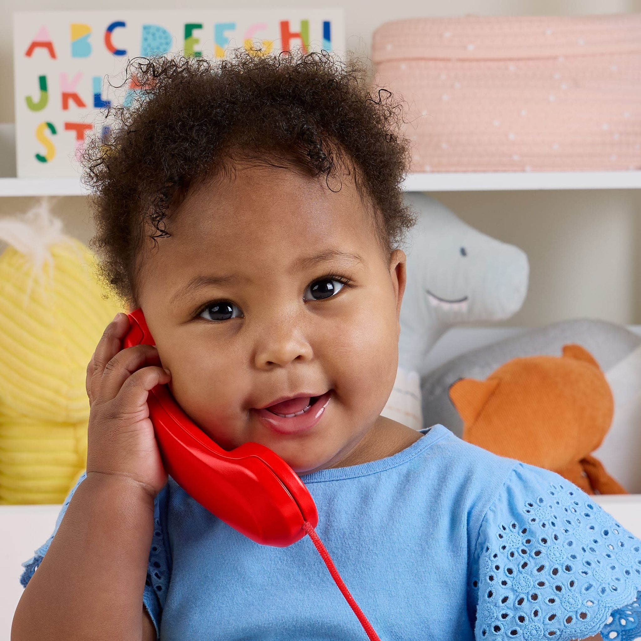 Fisher-Price Mattel 80th Anniversary Pretend Red Chatter Phone