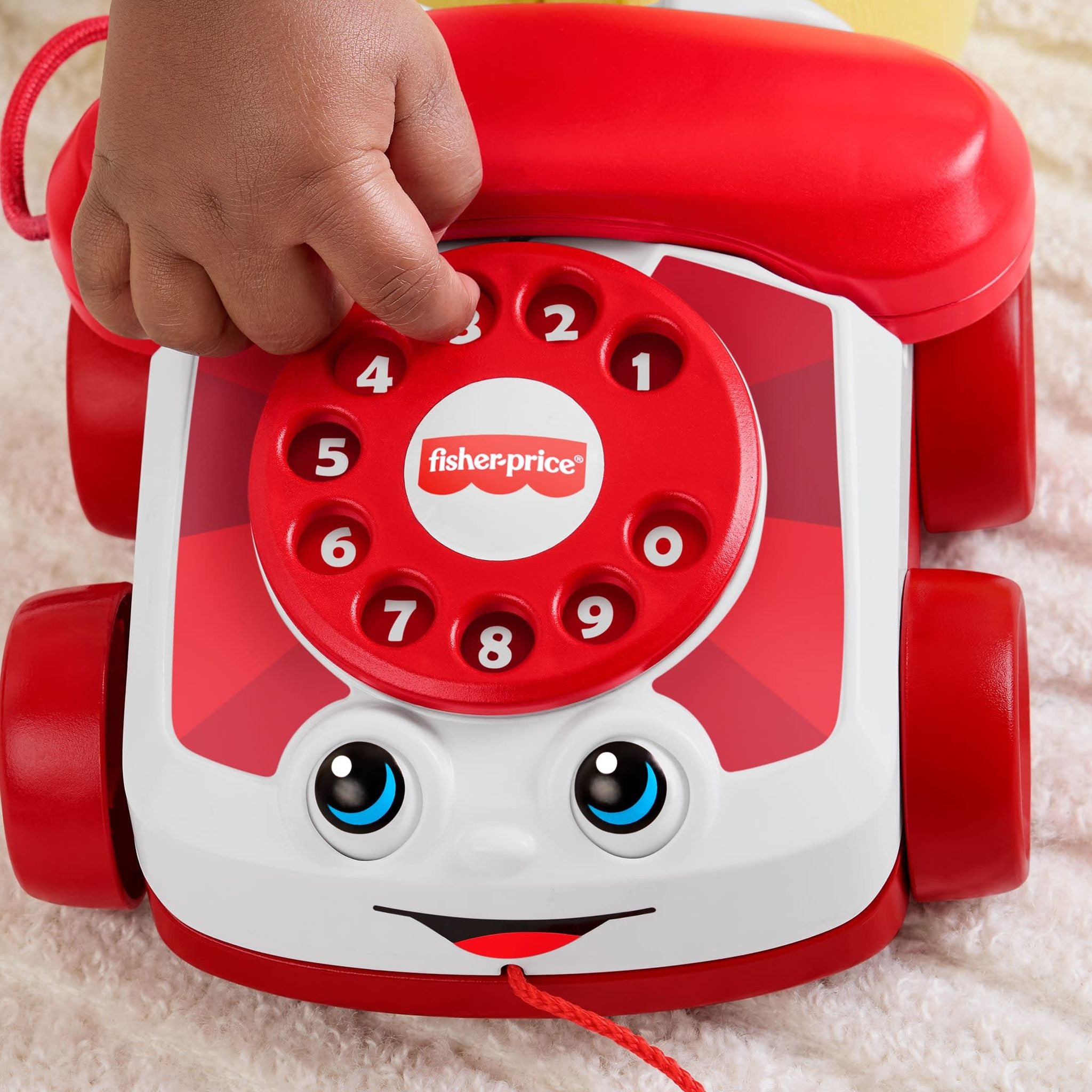 Fisher-Price Mattel 80th Anniversary Pretend Red Chatter Phone