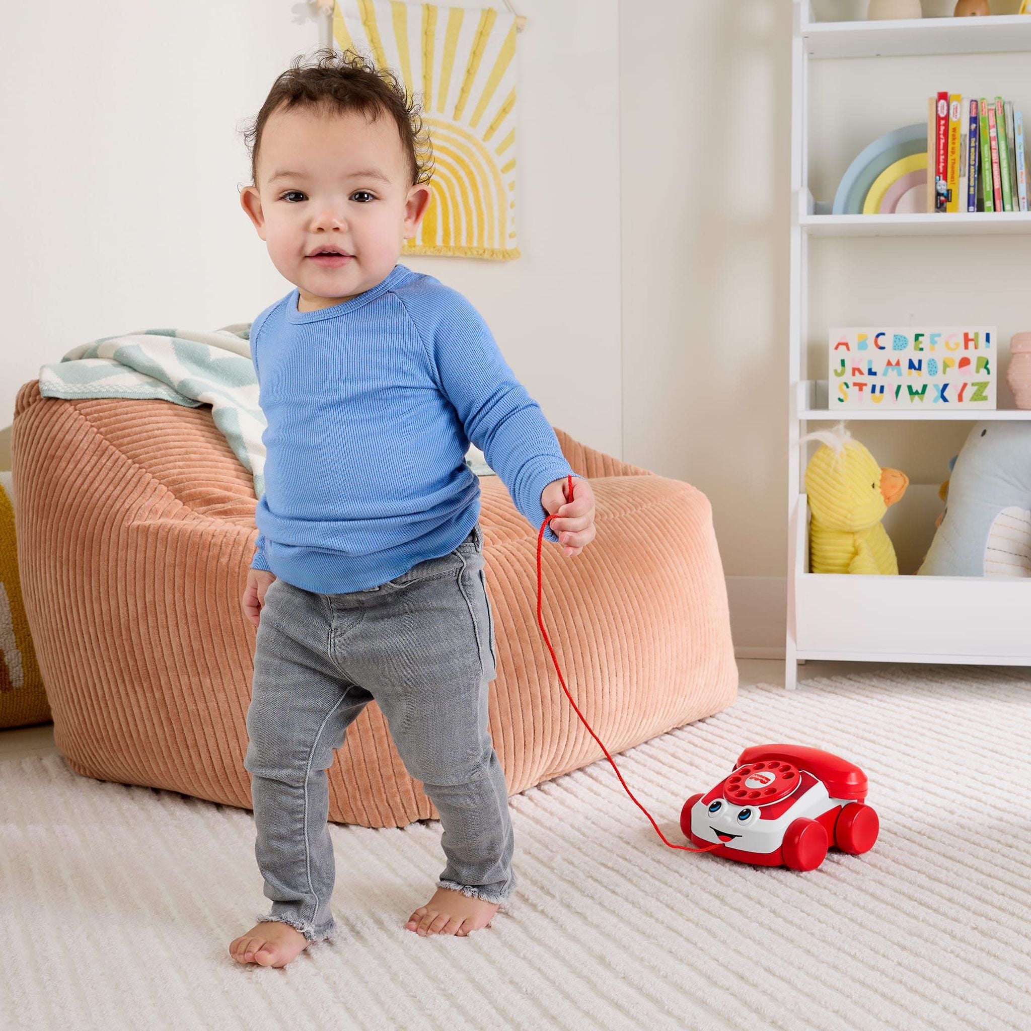 Fisher-Price Mattel 80th Anniversary Pretend Red Chatter Phone