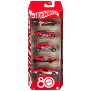 Hot Wheels Die-Cast Mattel 80th Anniversary 5 Pack