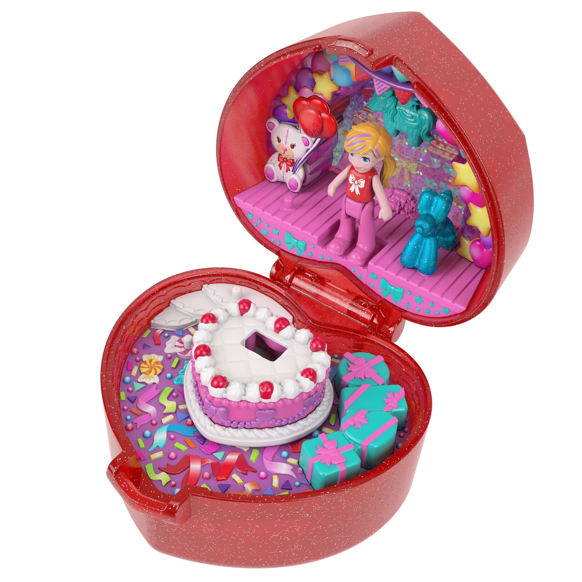Polly Pocket Mattel 80th Anniversary Ring Box Compact - Toyworld Australia
