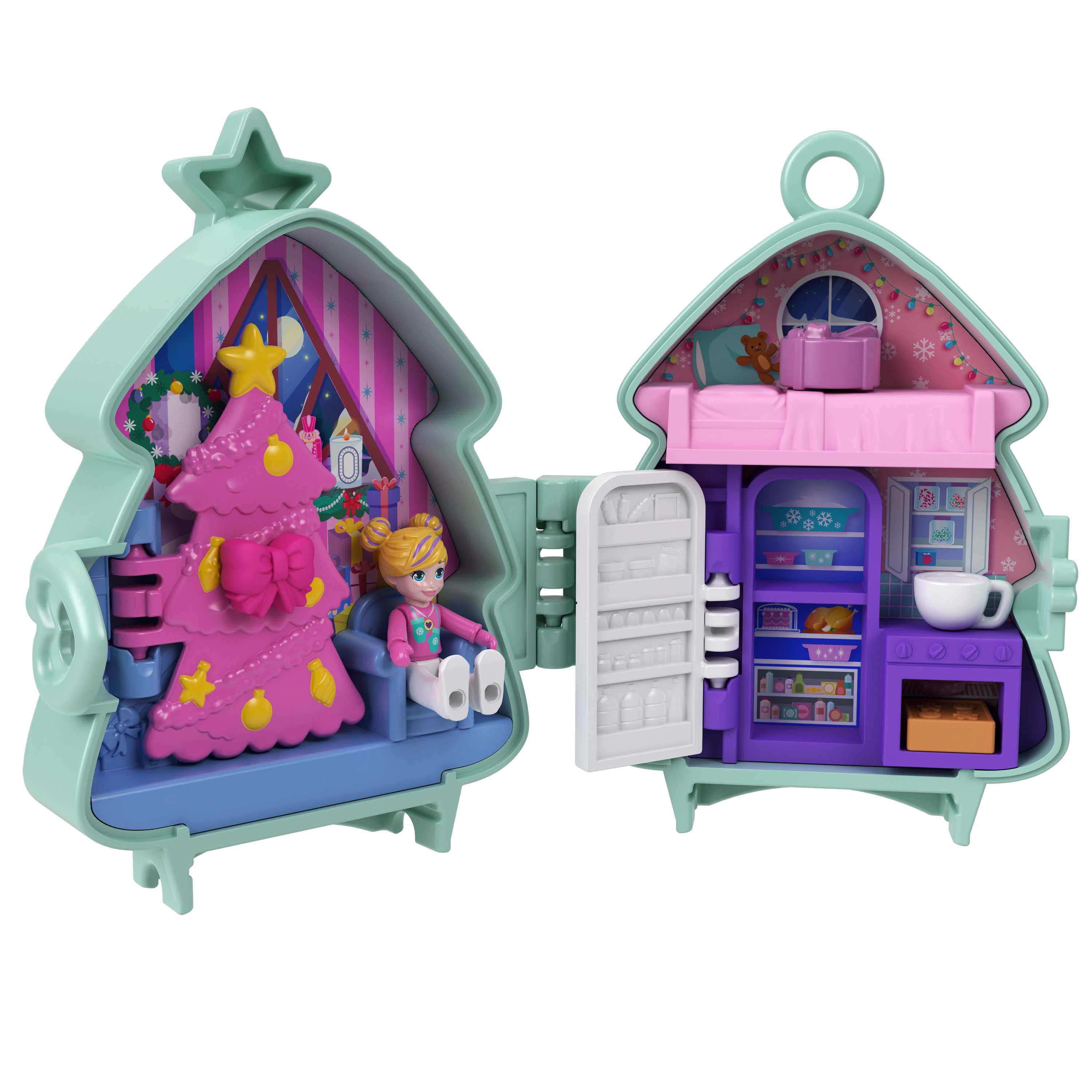 Polly Pocket Holiday Connects Compact 2 Pack