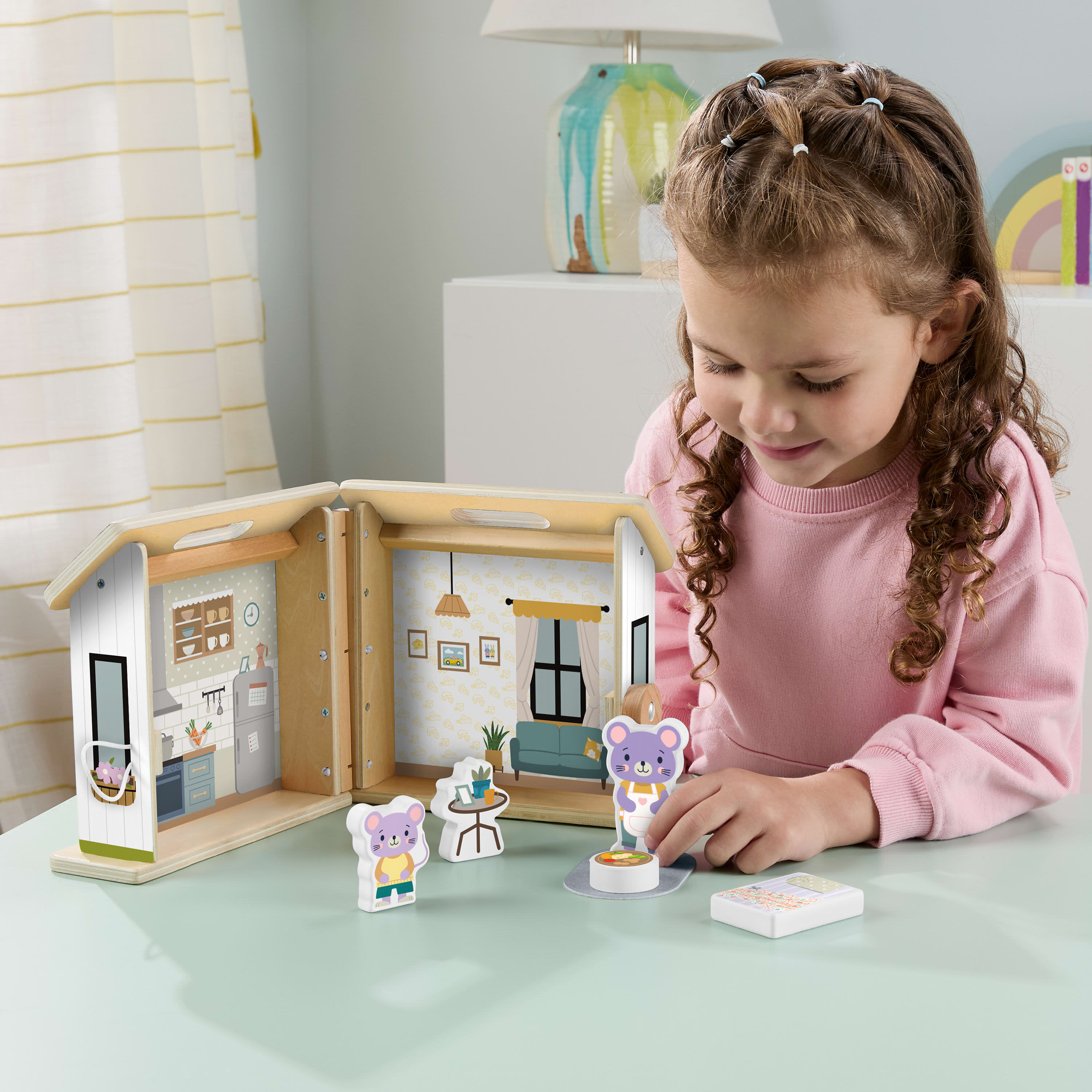 Fisher-Price Wood On-The-Go Play House - Toyworld Australia