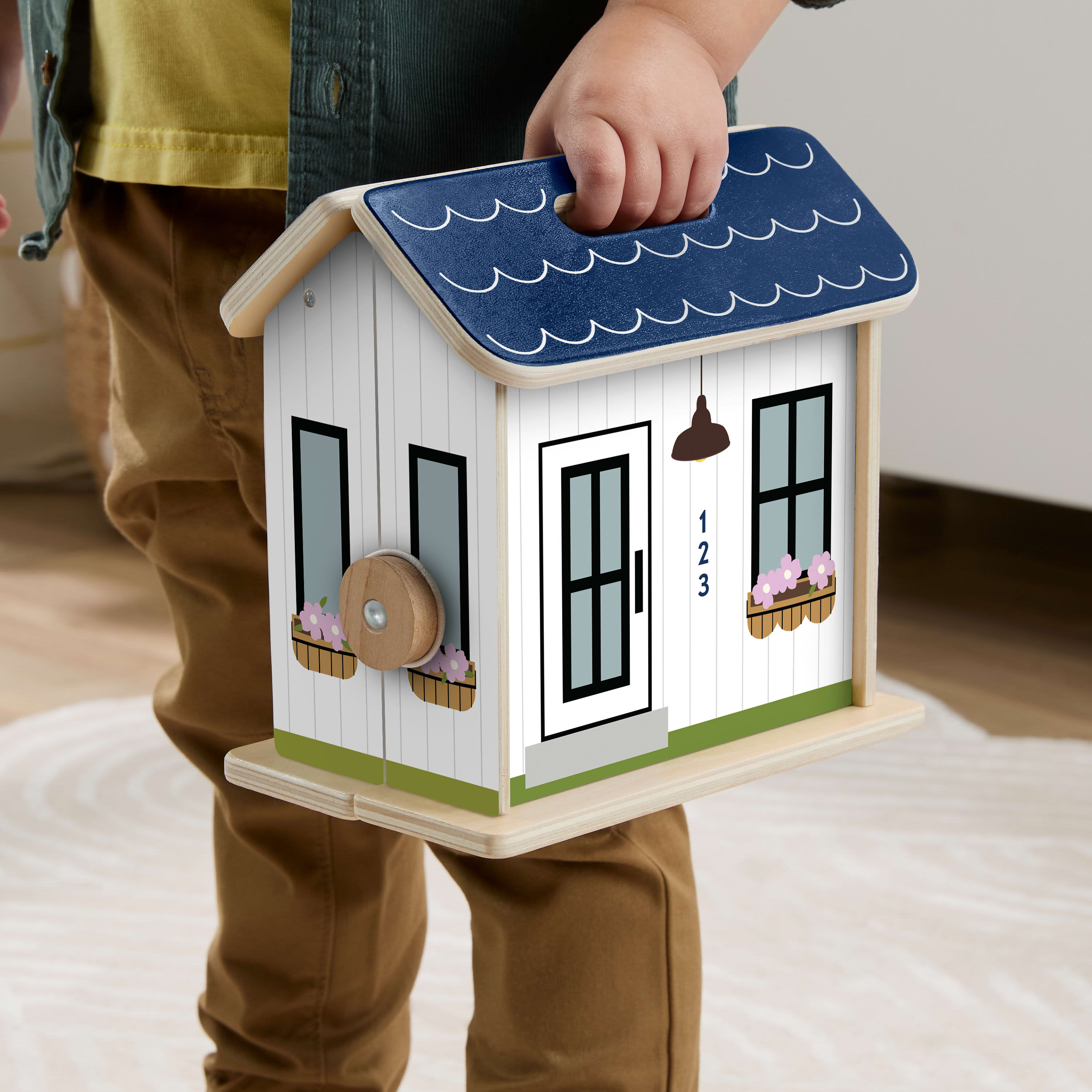 Fisher-Price Wood On-The-Go Play House - Toyworld Australia