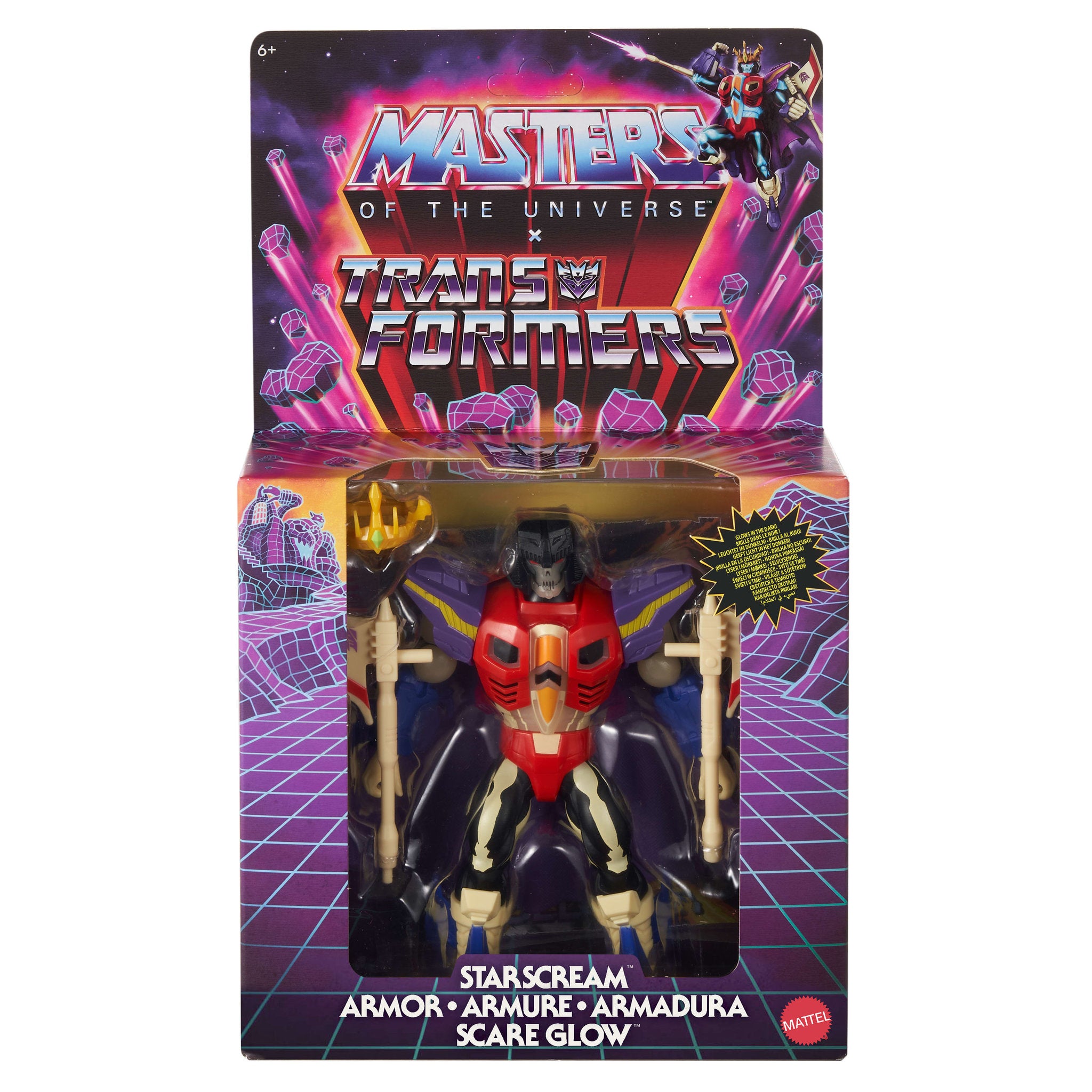 Masters of the Universe x Transformers Starscream Armor Scare Glow 5.5