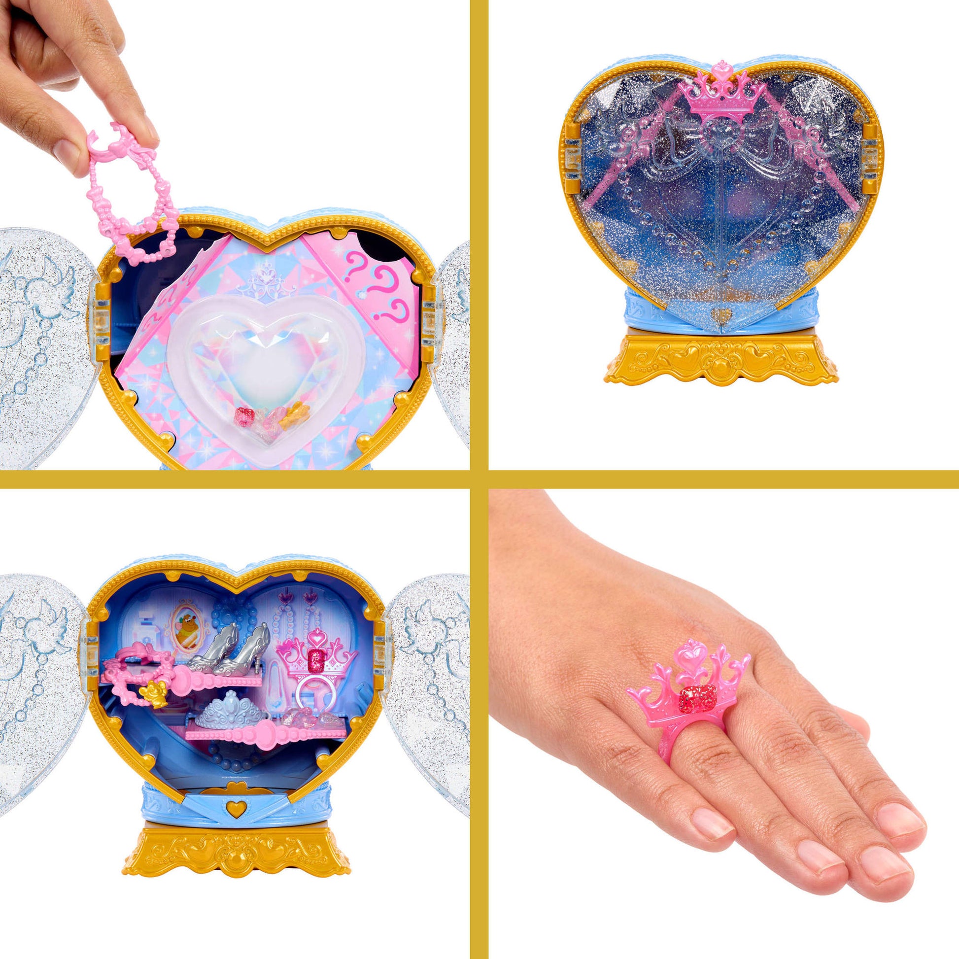 Disney Princess Jewel Reveal Fashion Doll & Accessories - Cinderella - Toyworld Australia