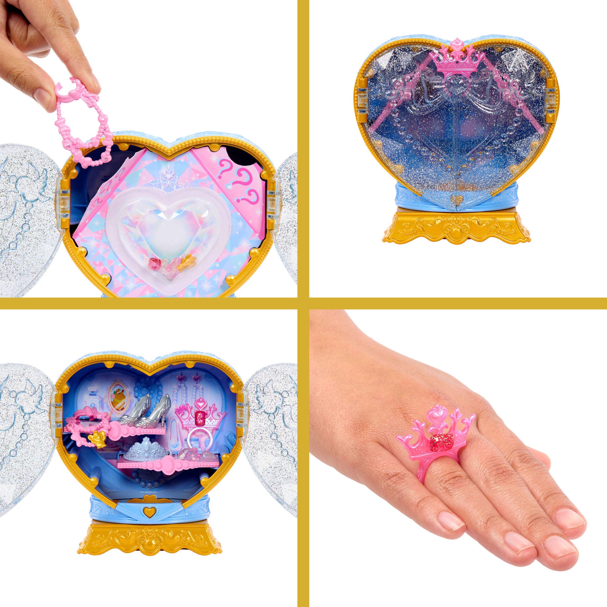 Disney Princess Jewel Reveal Fashion Doll & Accessories - Cinderella - Toyworld Australia