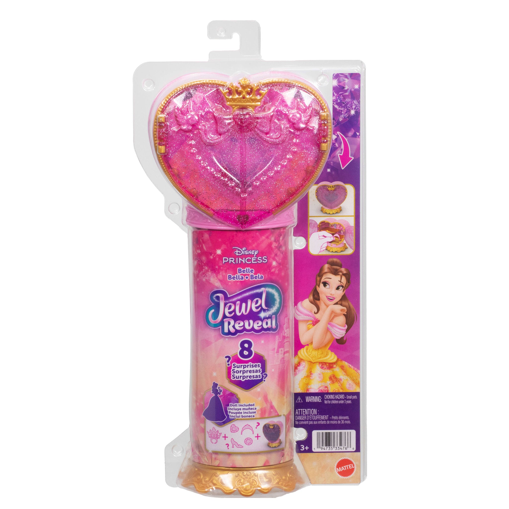 Disney Princess Jewel Reveal Fashion Doll & Accessories - Belle - Toyworld Australia