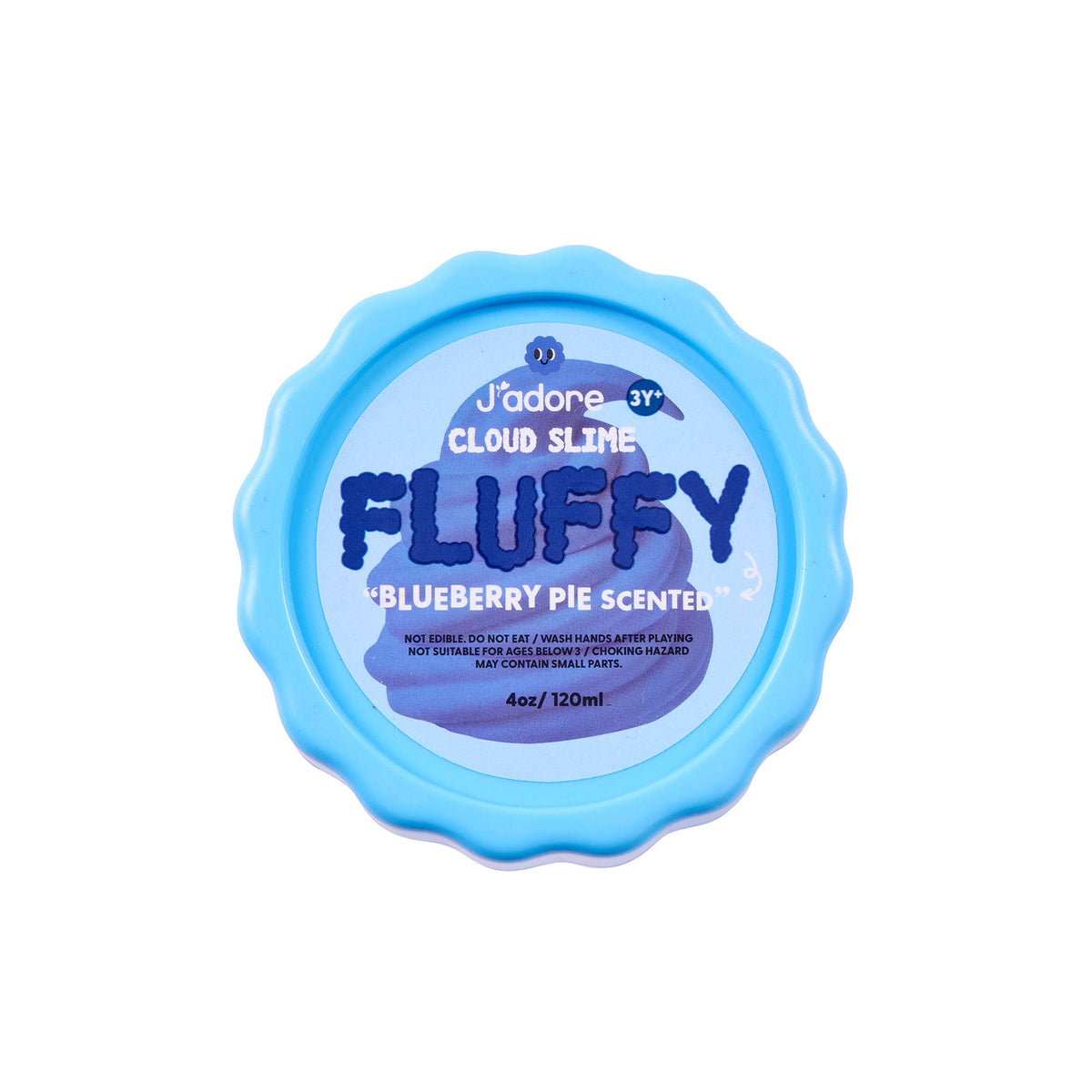 J'adore Fluffy Scented Slime -Blueberry Pie
