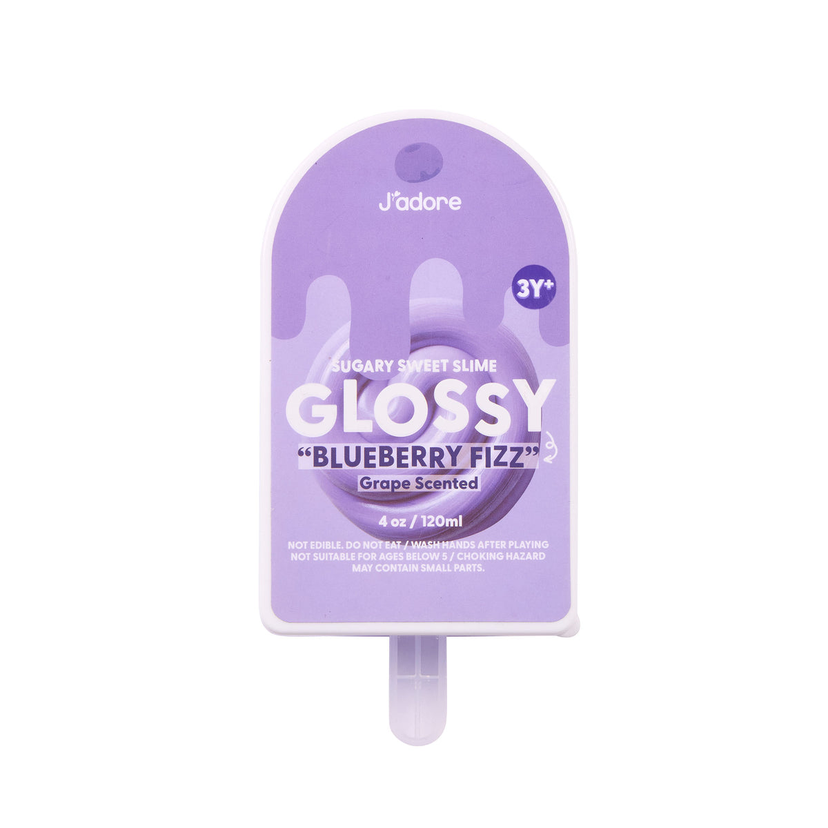 J'adore Glossy Scented Slime - Blueberry Fizz