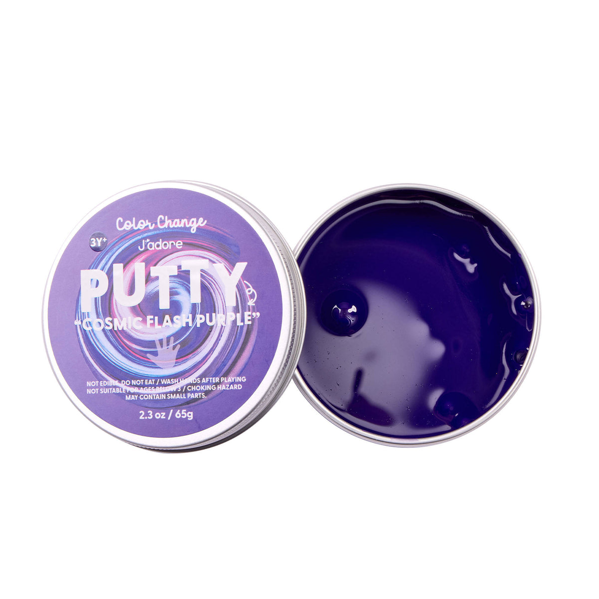 J'adore Temperature Changing Putty - Cosmic Flash Purple