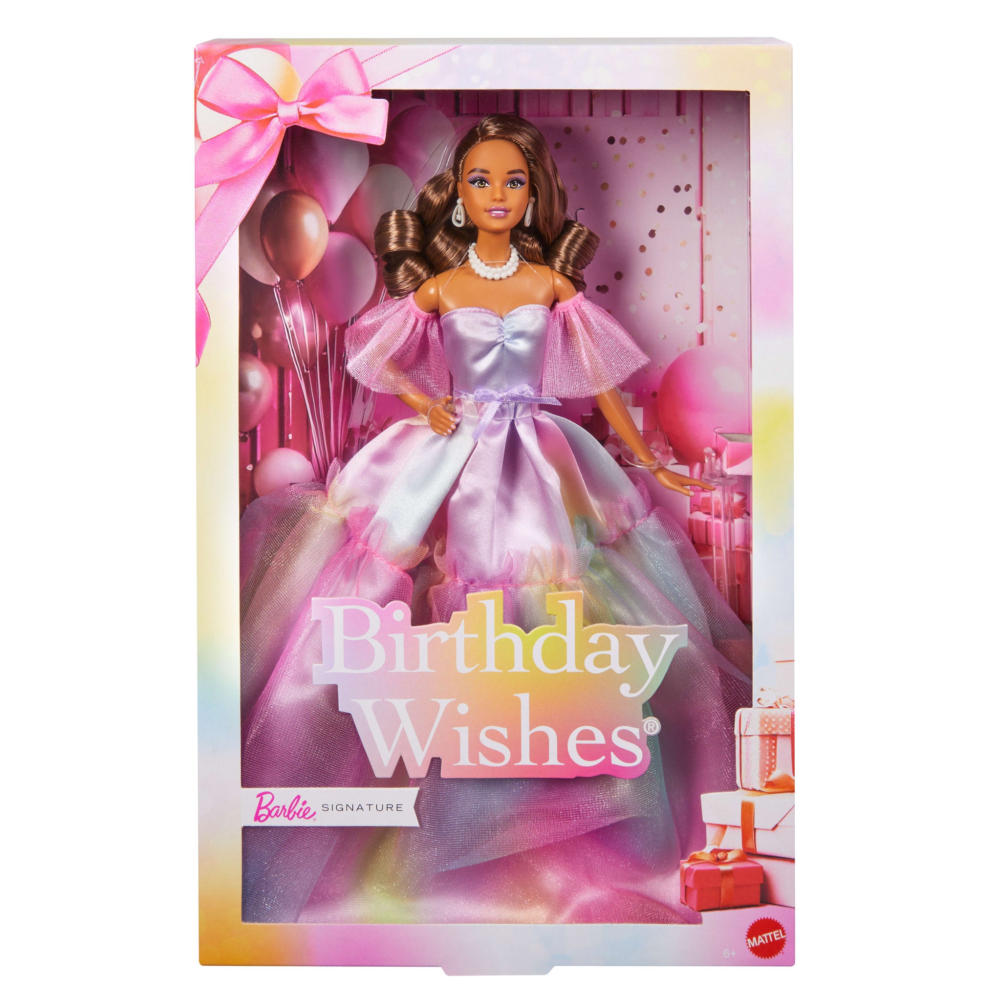 Barbie Signature Birthday Wishes Doll - Pastel Rainbow Dress