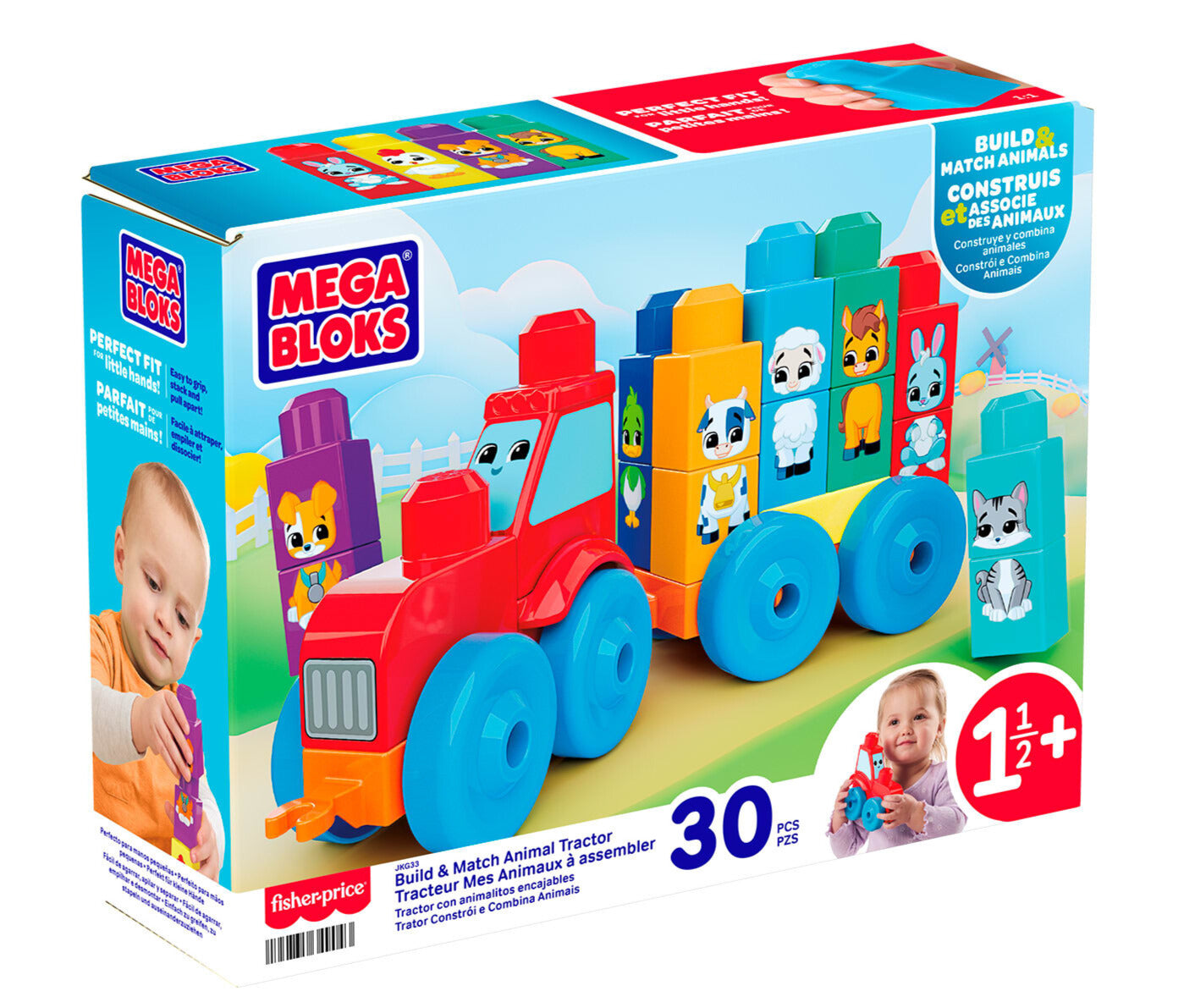 MEGA Bloks Build & Match Animal Tractor - Toyworld Australia