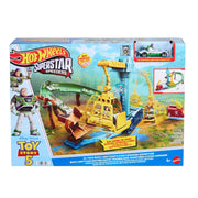 Hot Wheels Superstar Speeders Toy Story 5 Hi-Tech Buzz Lightyear's Star Command Adventure Trackset