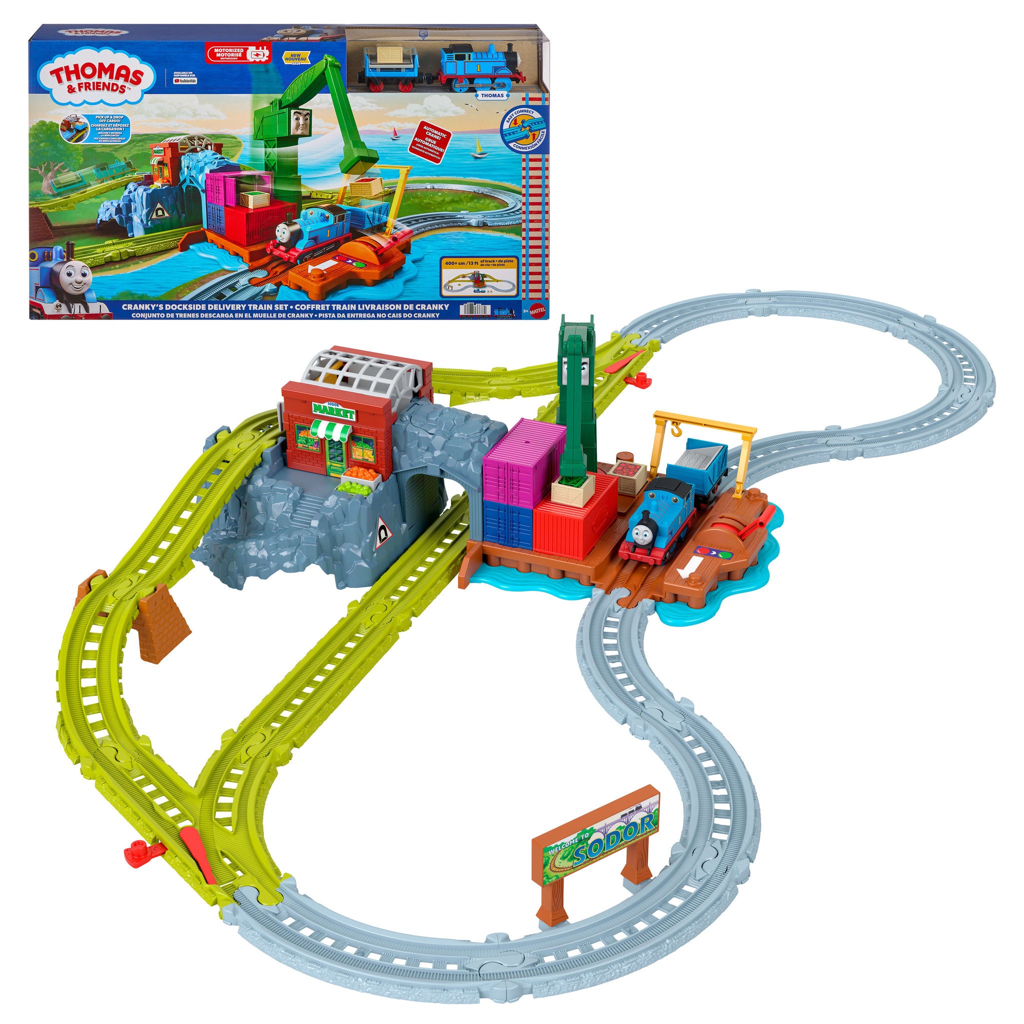 Thomas & Friends Cranky's Dockside Delivery Train Set