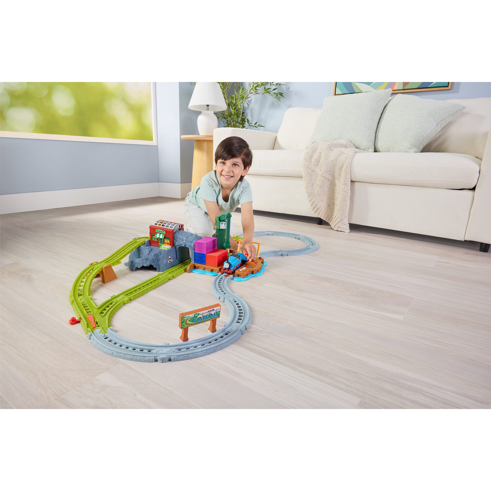 Thomas & Friends Cranky's Dockside Delivery Train Set