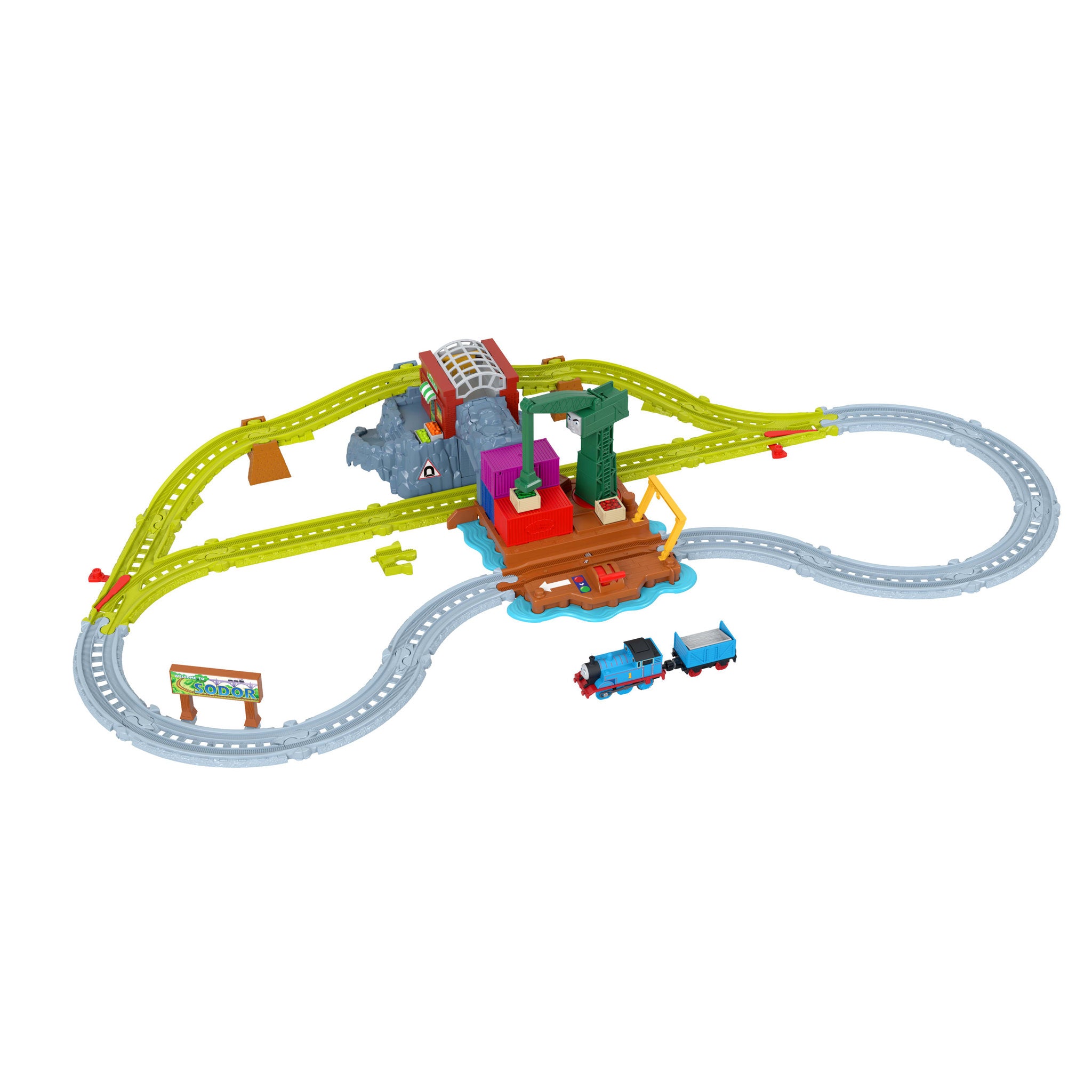 Thomas & Friends Cranky's Dockside Delivery Train Set