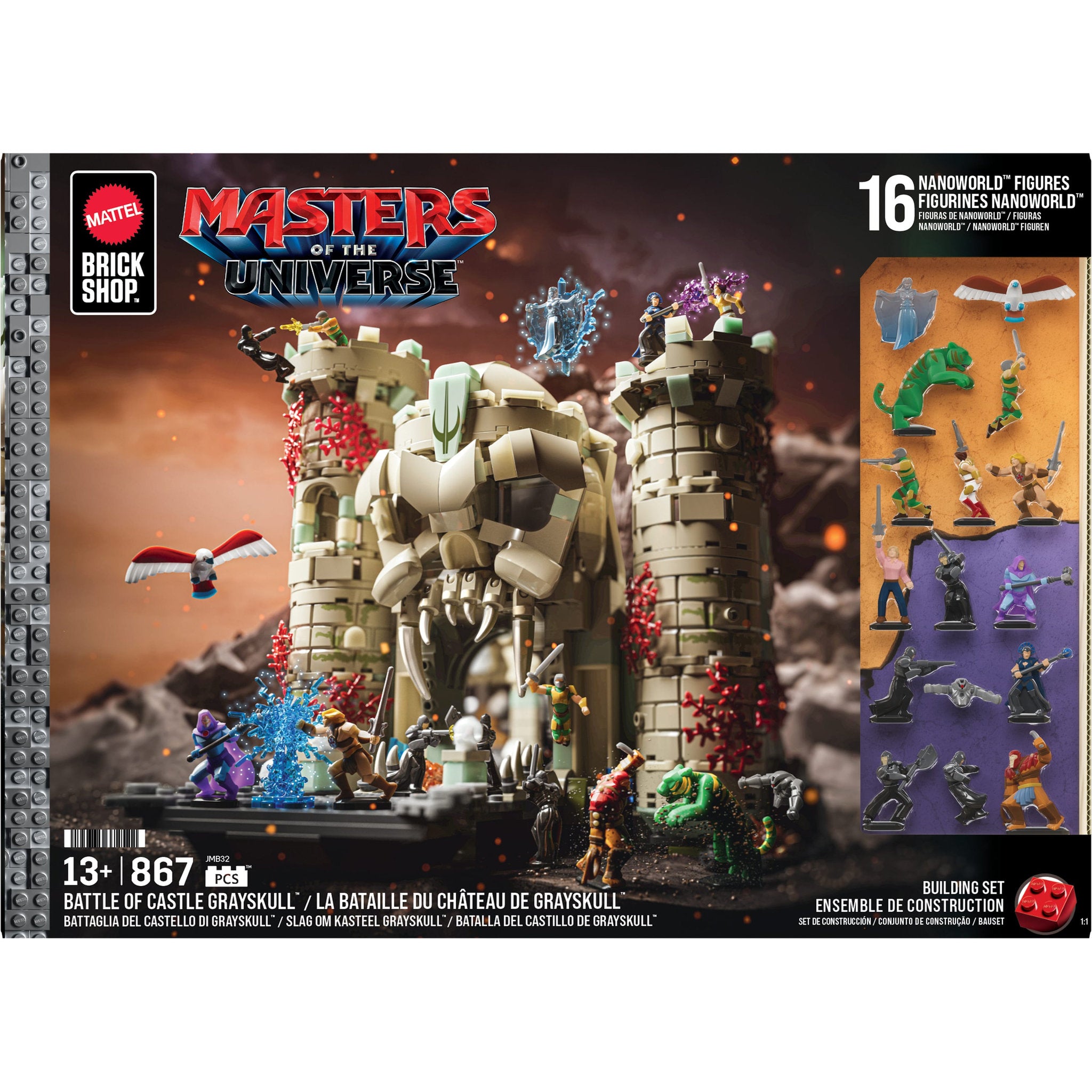 Mattel Brick Shop Masters of the Universe - Battle Of Castle GraySkull