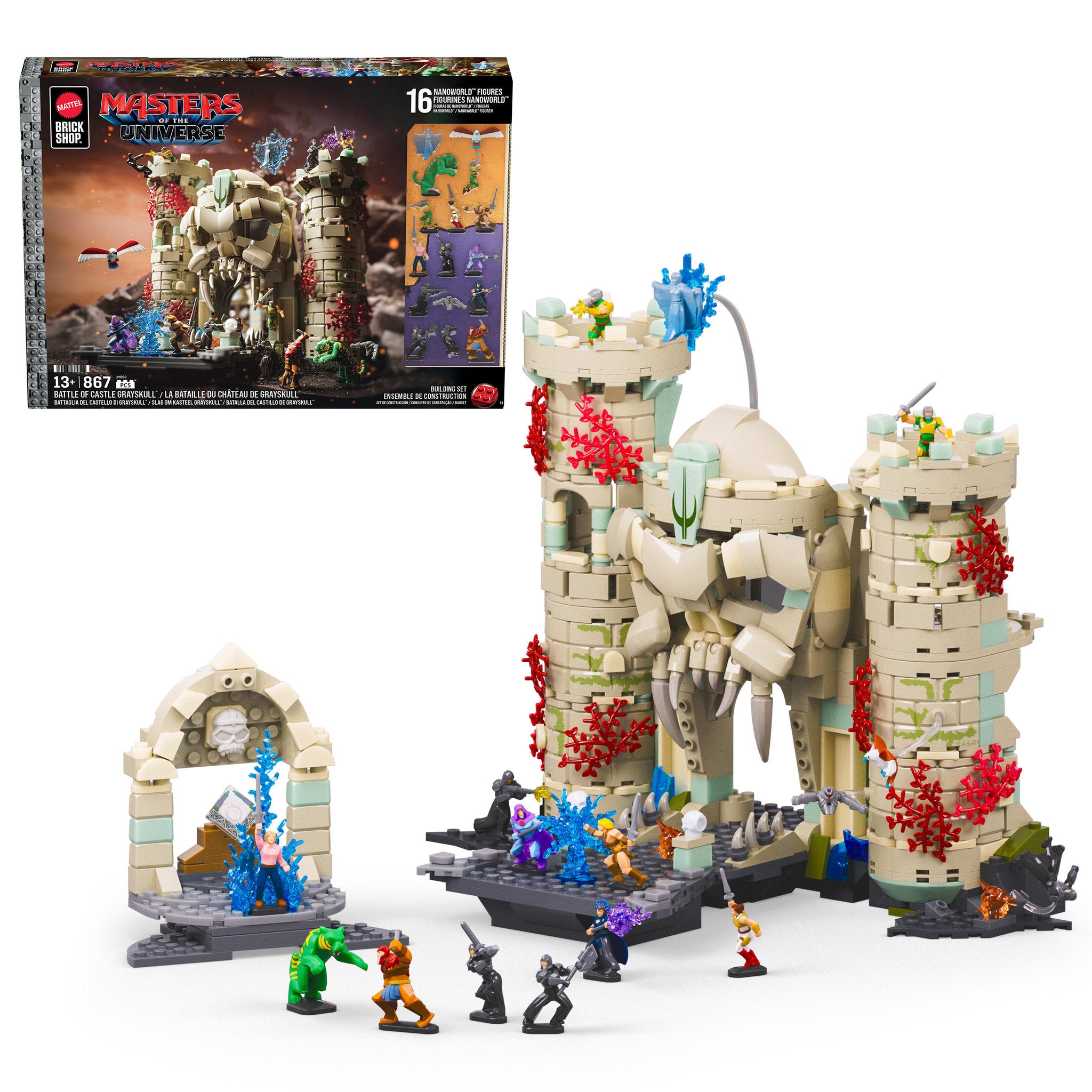 Mattel Brick Shop Masters of the Universe - Battle Of Castle GraySkull