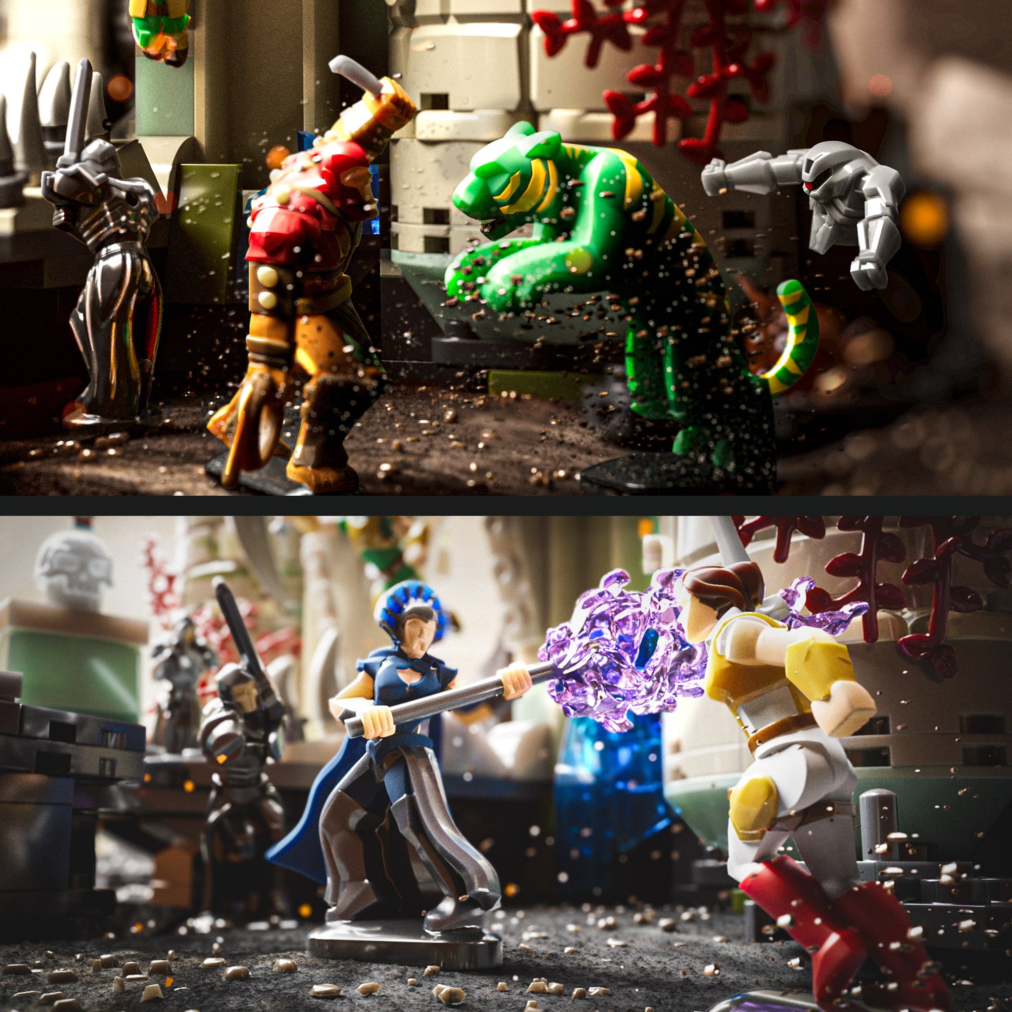 Mattel Brick Shop Masters of the Universe - Battle Of Castle GraySkull