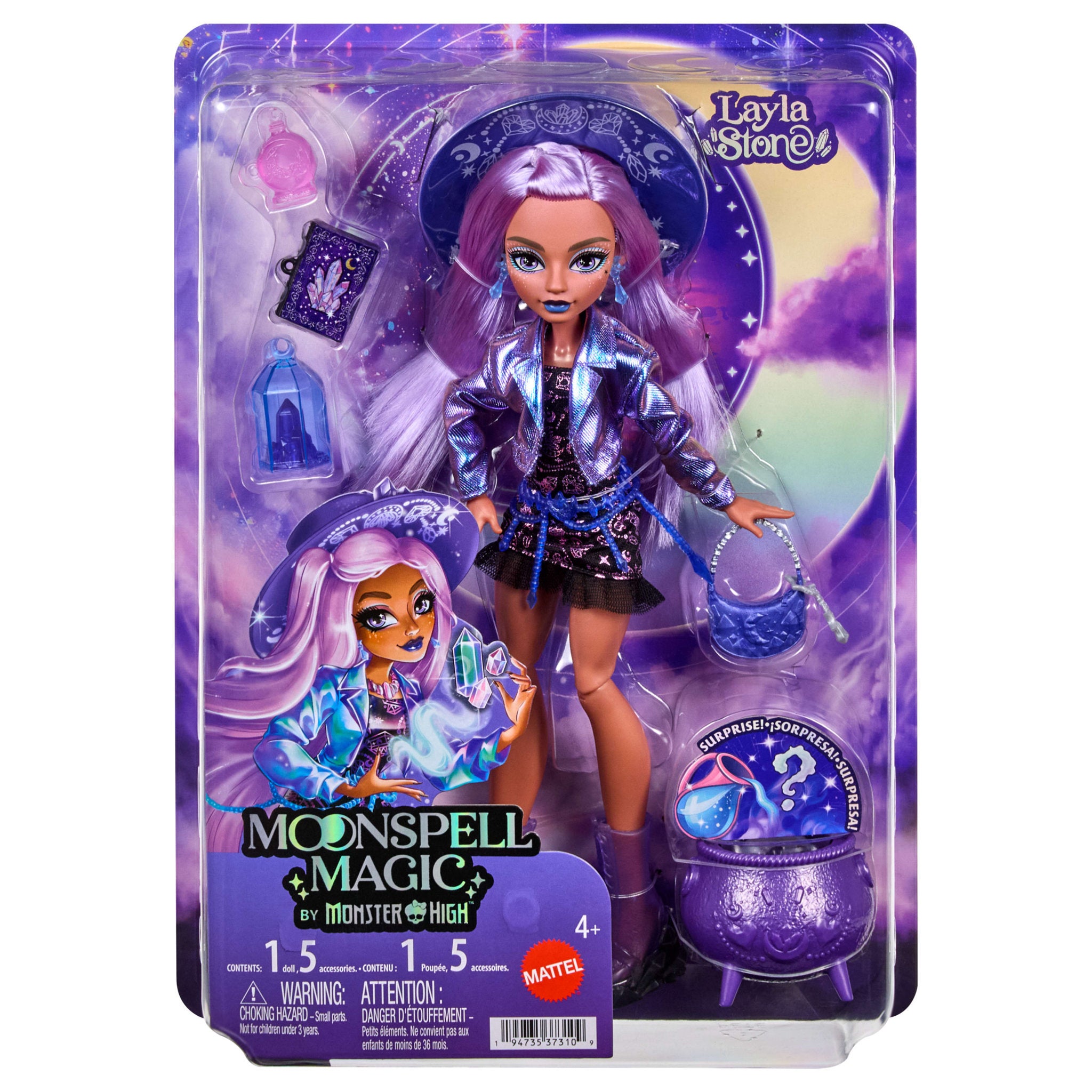 Monster High Moonspell Magic Doll - Layla Stone