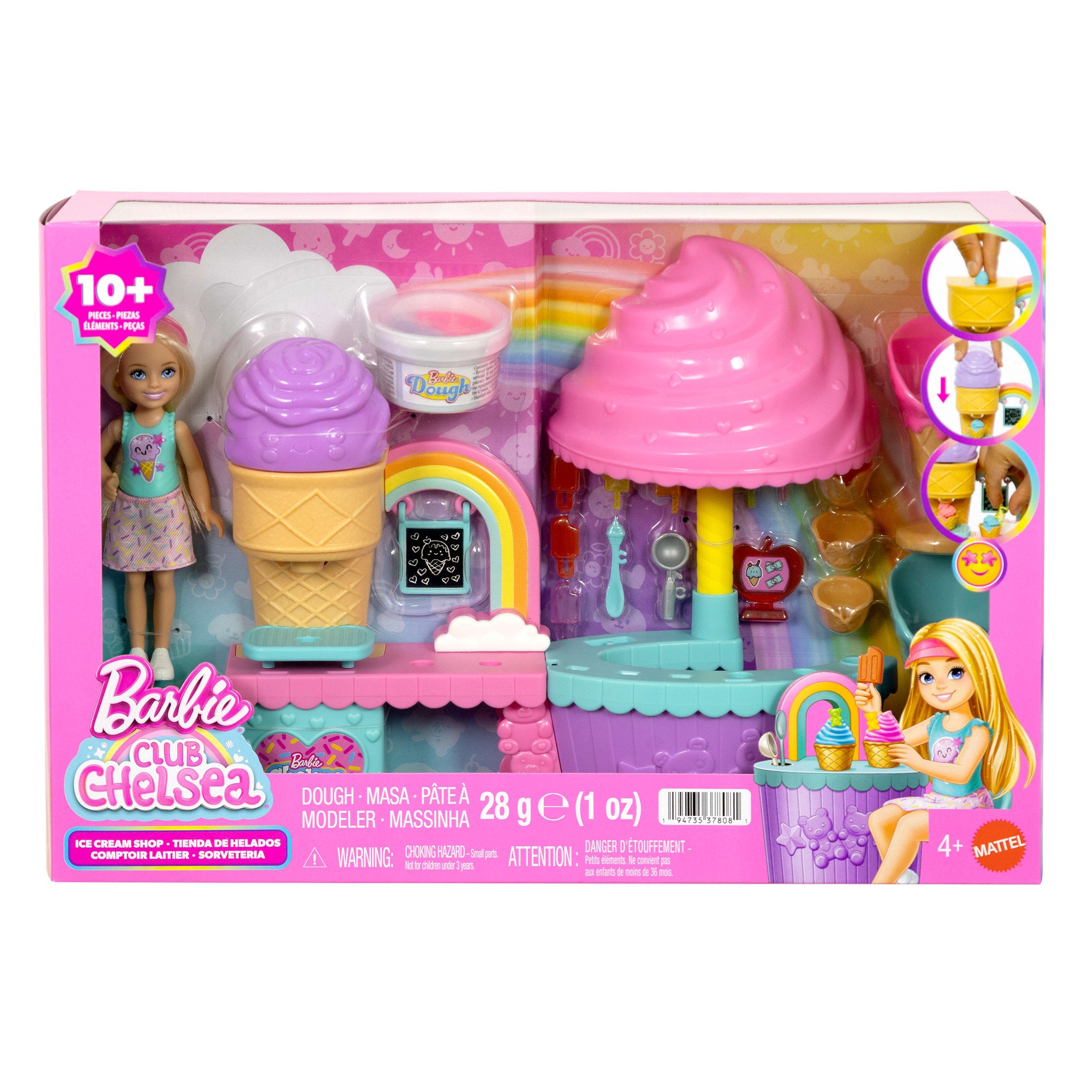 Barbie Club Chelsea Ice Cream Shop Playset