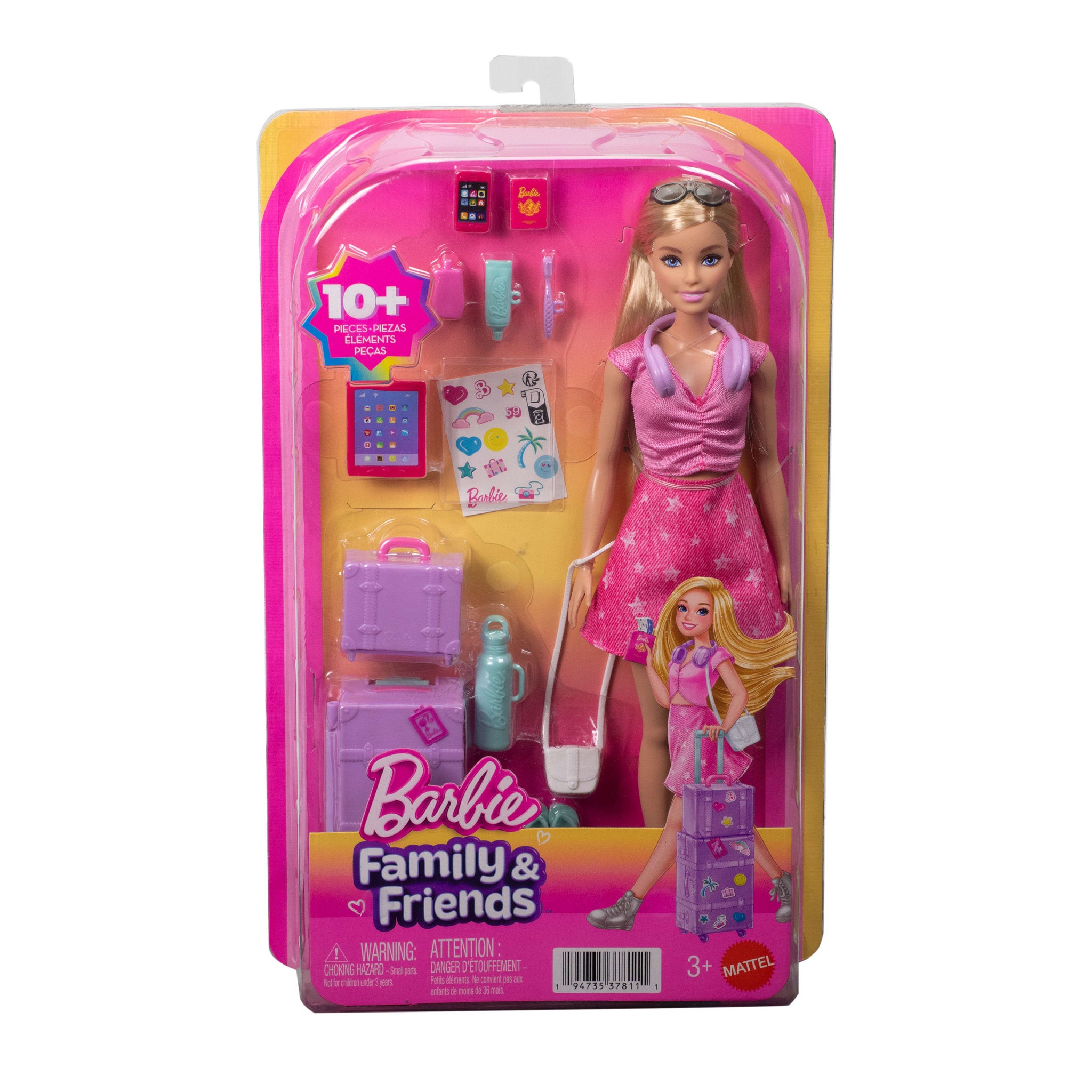 Barbie Family & Friends Adventures With Malibu Doll