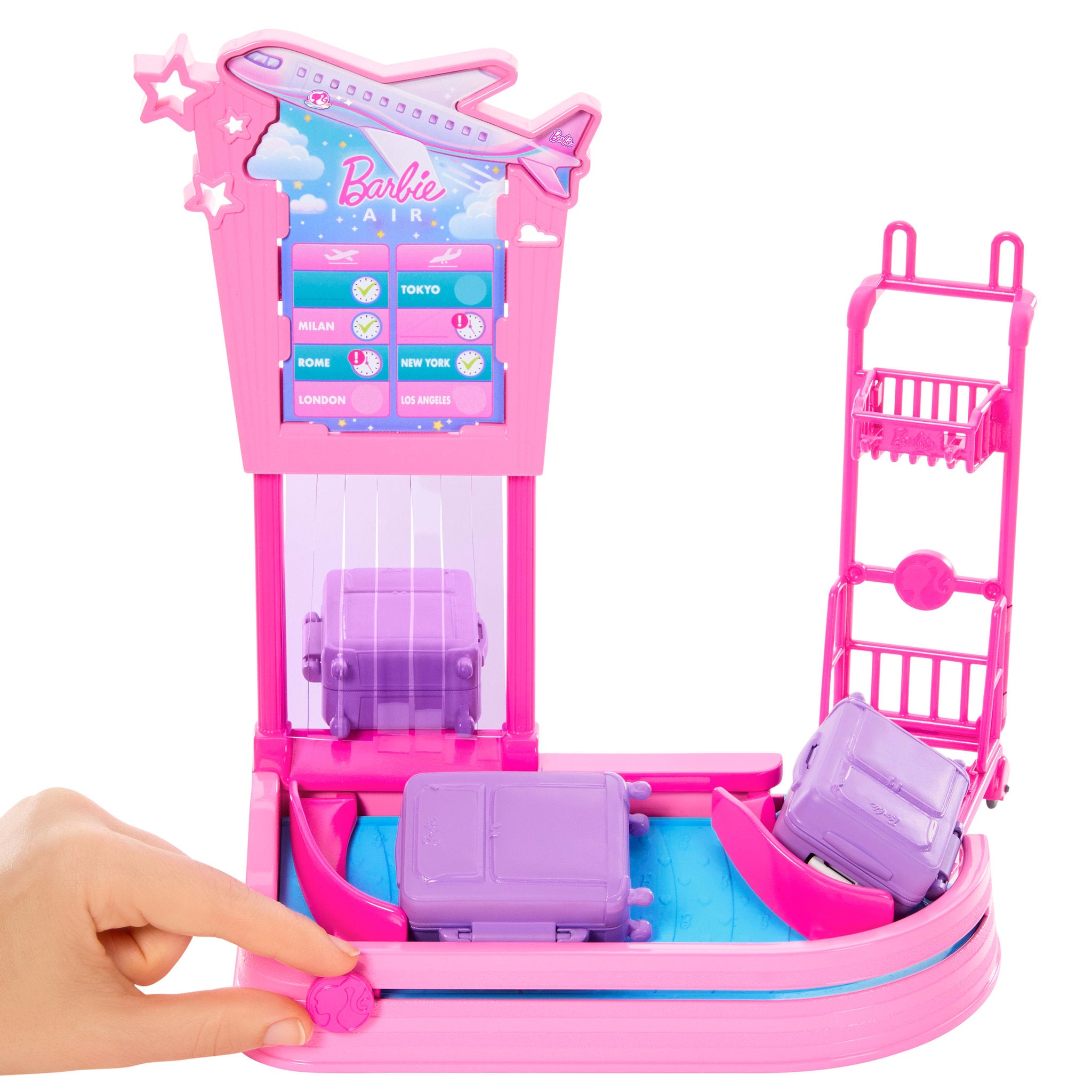 Barbie Family & Friends Baggage Claim Playset