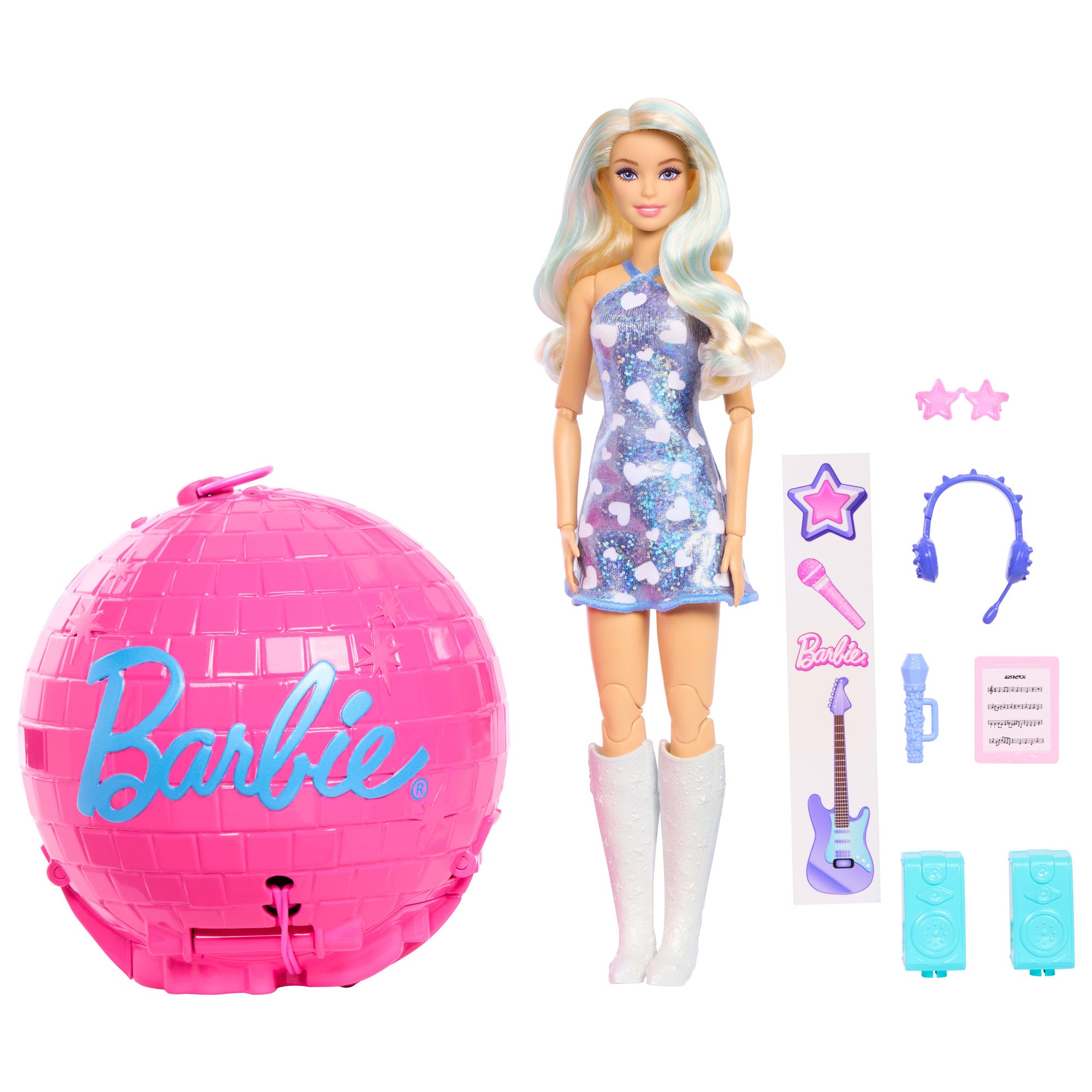 Barbie Career Burst Team Barbie Roll & Reveal Pop Star