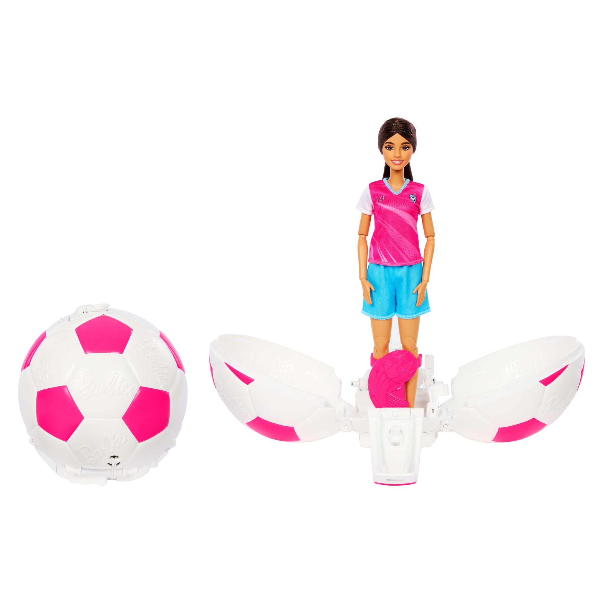Barbie Team Roll and Reveal Soccer Ball
