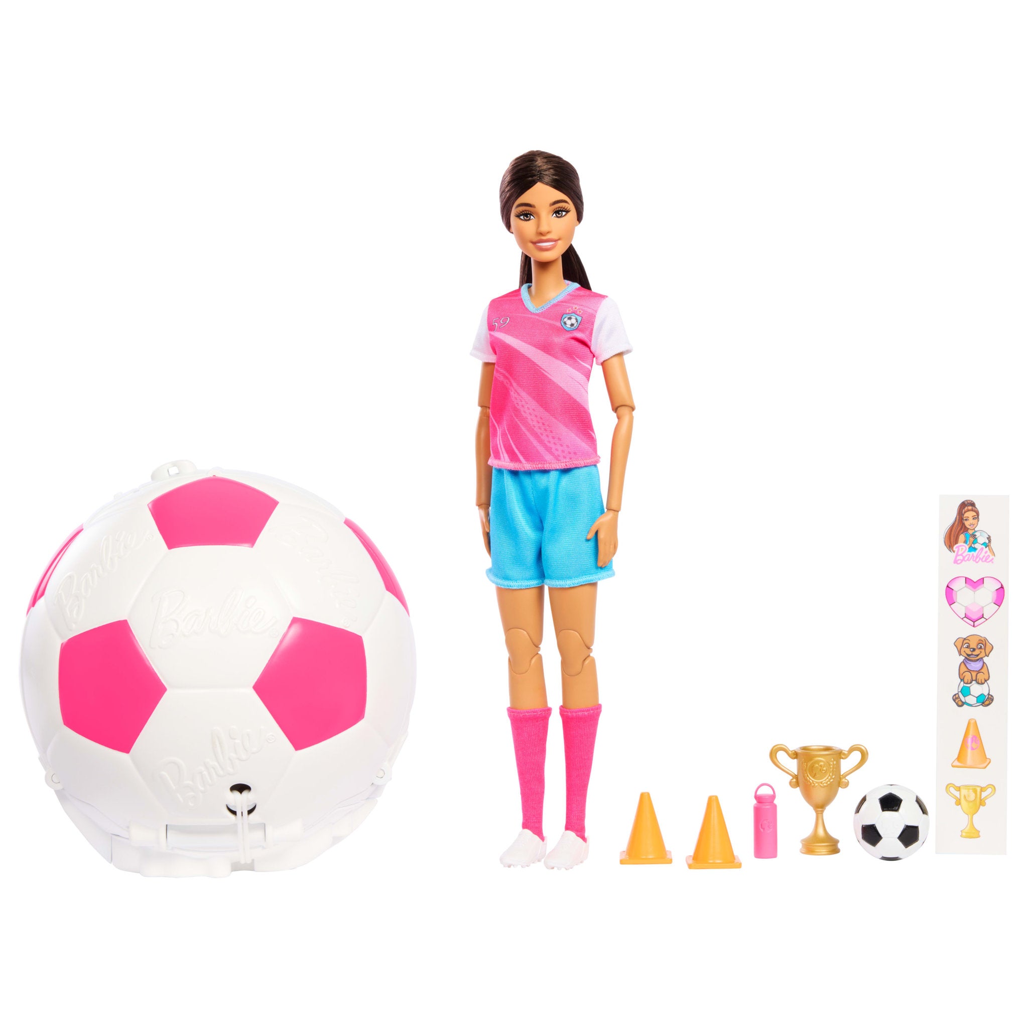 Barbie Team Roll and Reveal Soccer Ball