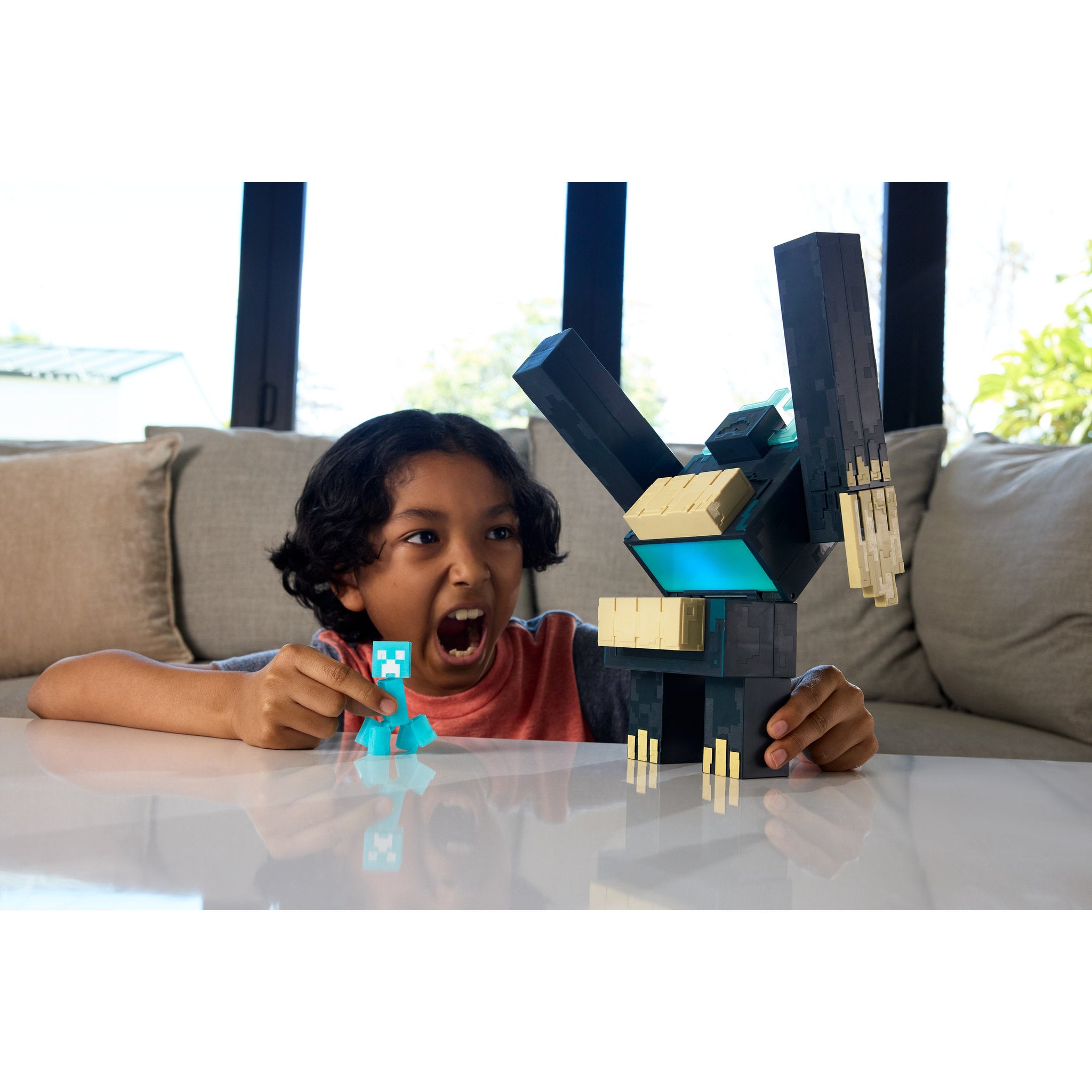 Minecraft Dungeons II Twisted Warden Figure