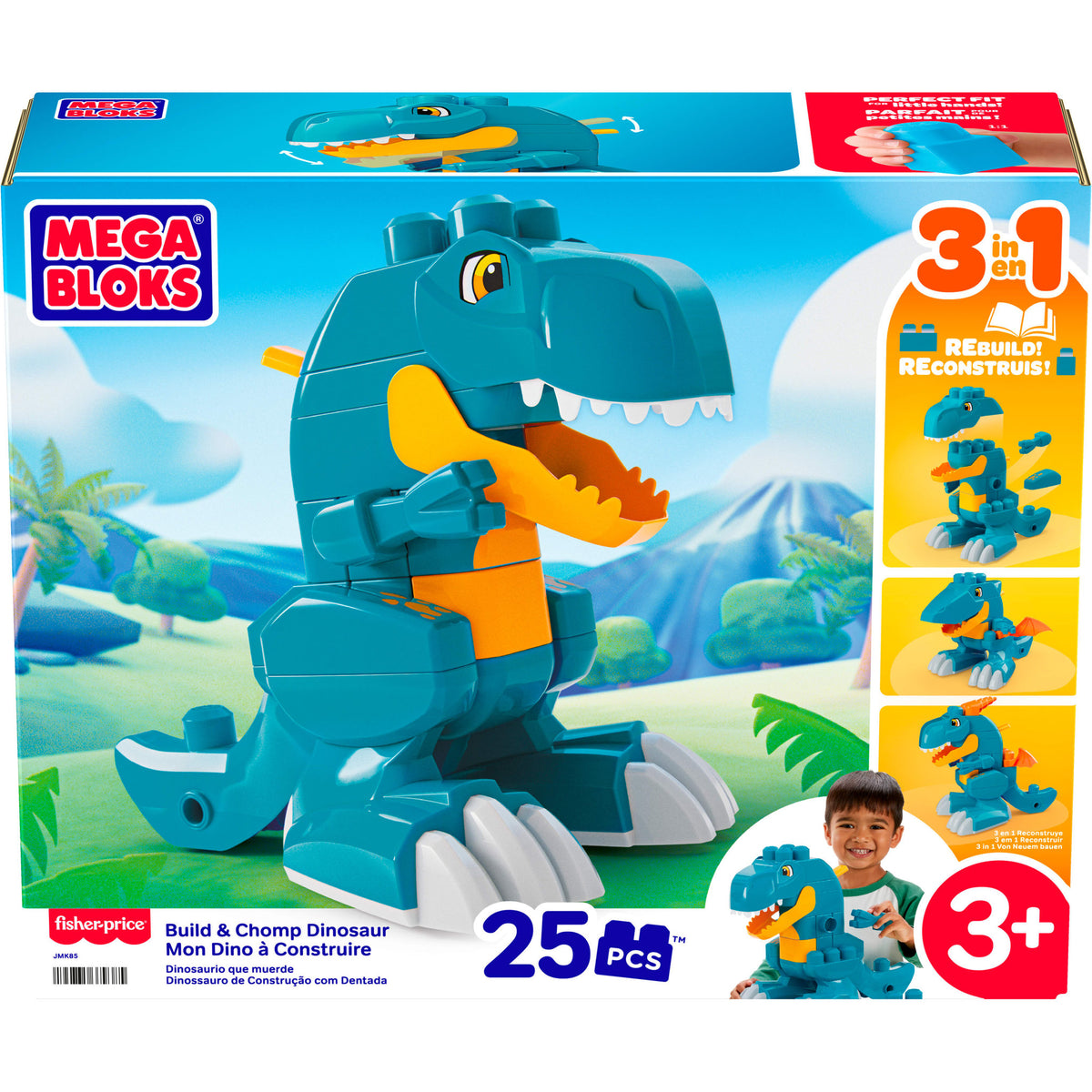 MEGA Bloks Build & Chomp Dinosaur Playset