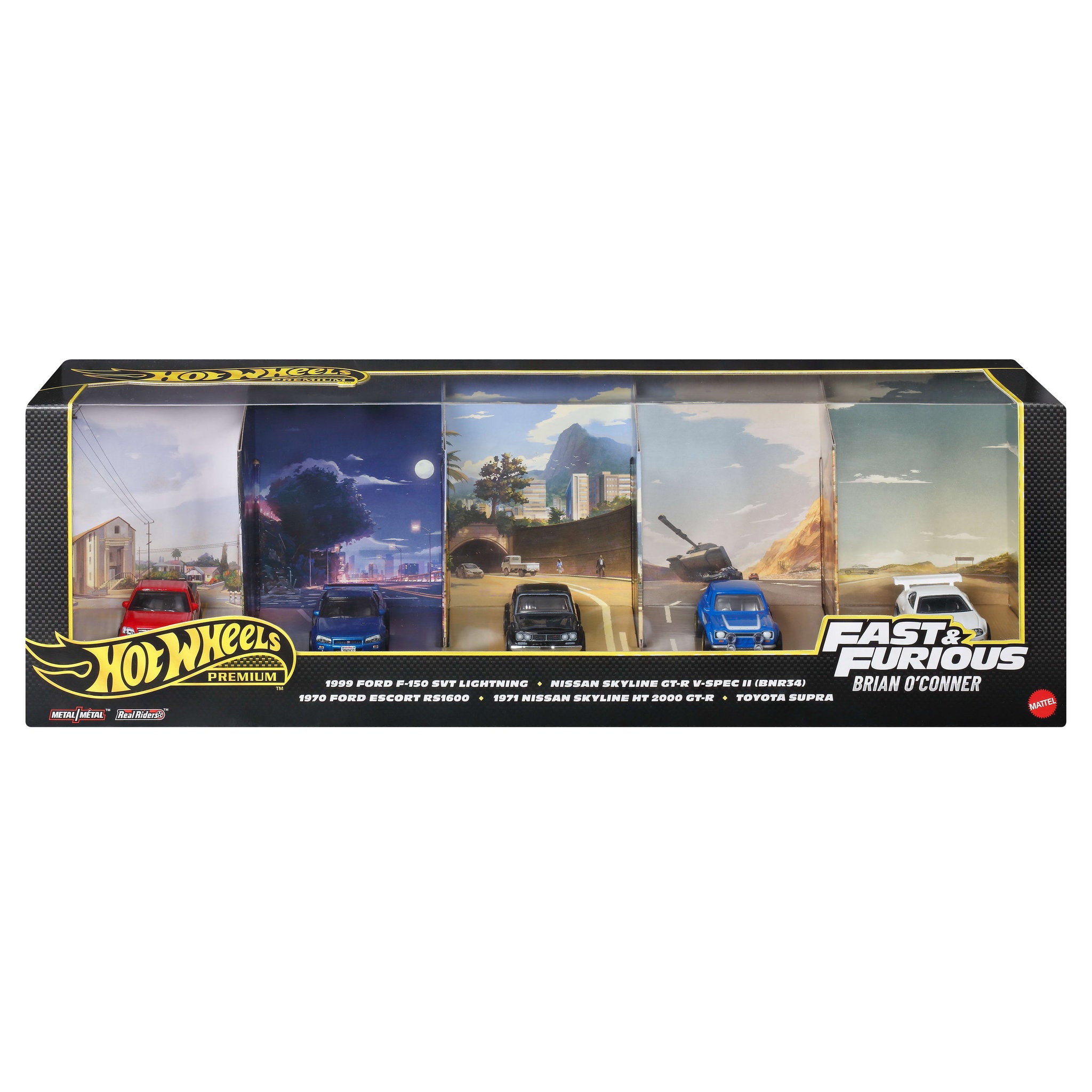 Hot Wheels Fast & Furious Die-Cast 1:64 5-Pack