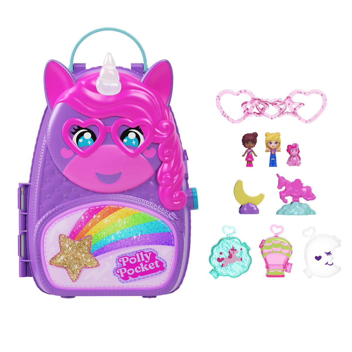 Polly Pocket Unicorn Backpack Playset