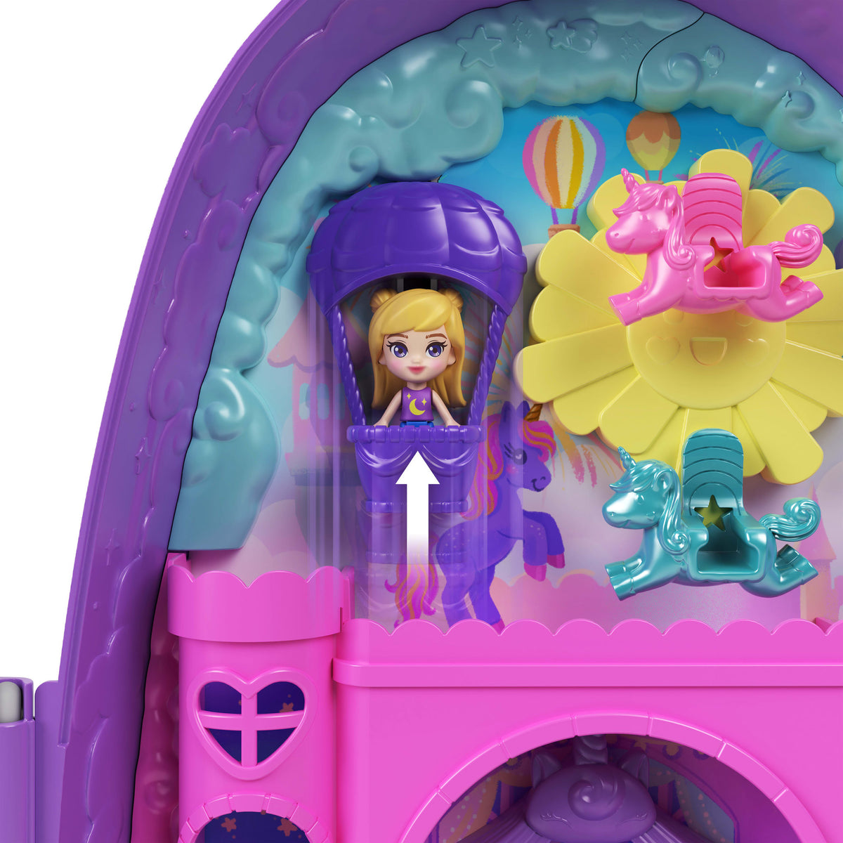Polly Pocket Unicorn Backpack Playset