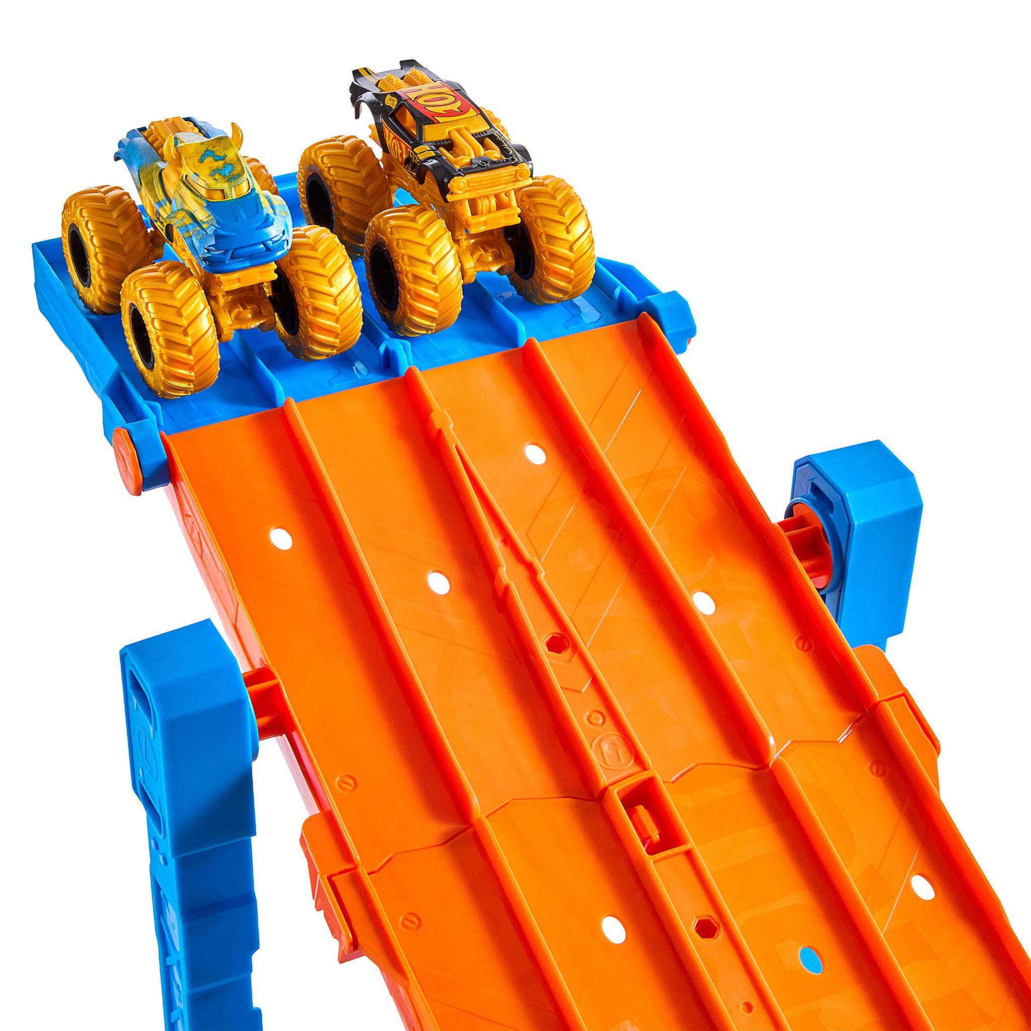 Hot Wheels Monster Trucks Dual Terrain Raceway Playset