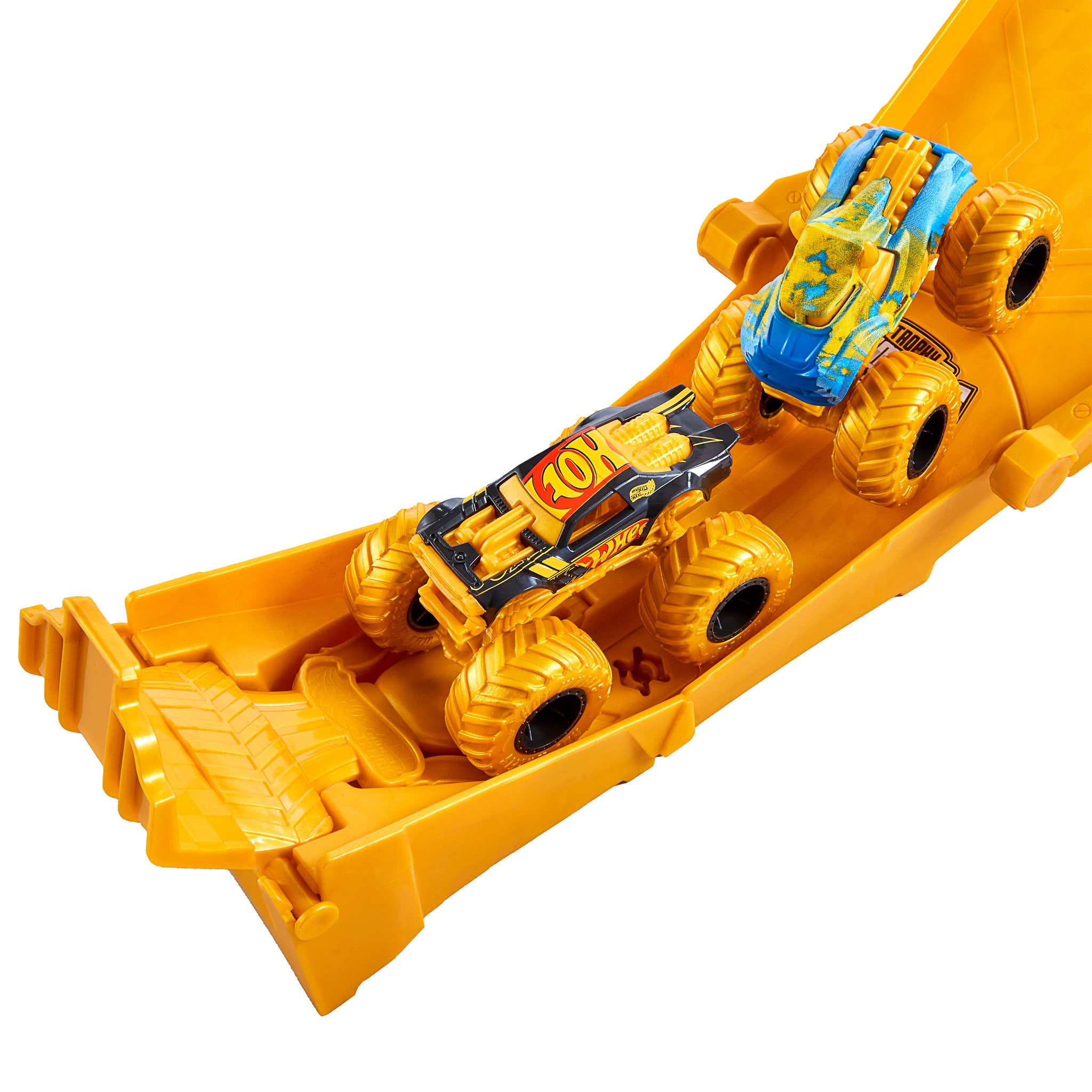 Hot Wheels Monster Trucks Dual Terrain Raceway Playset