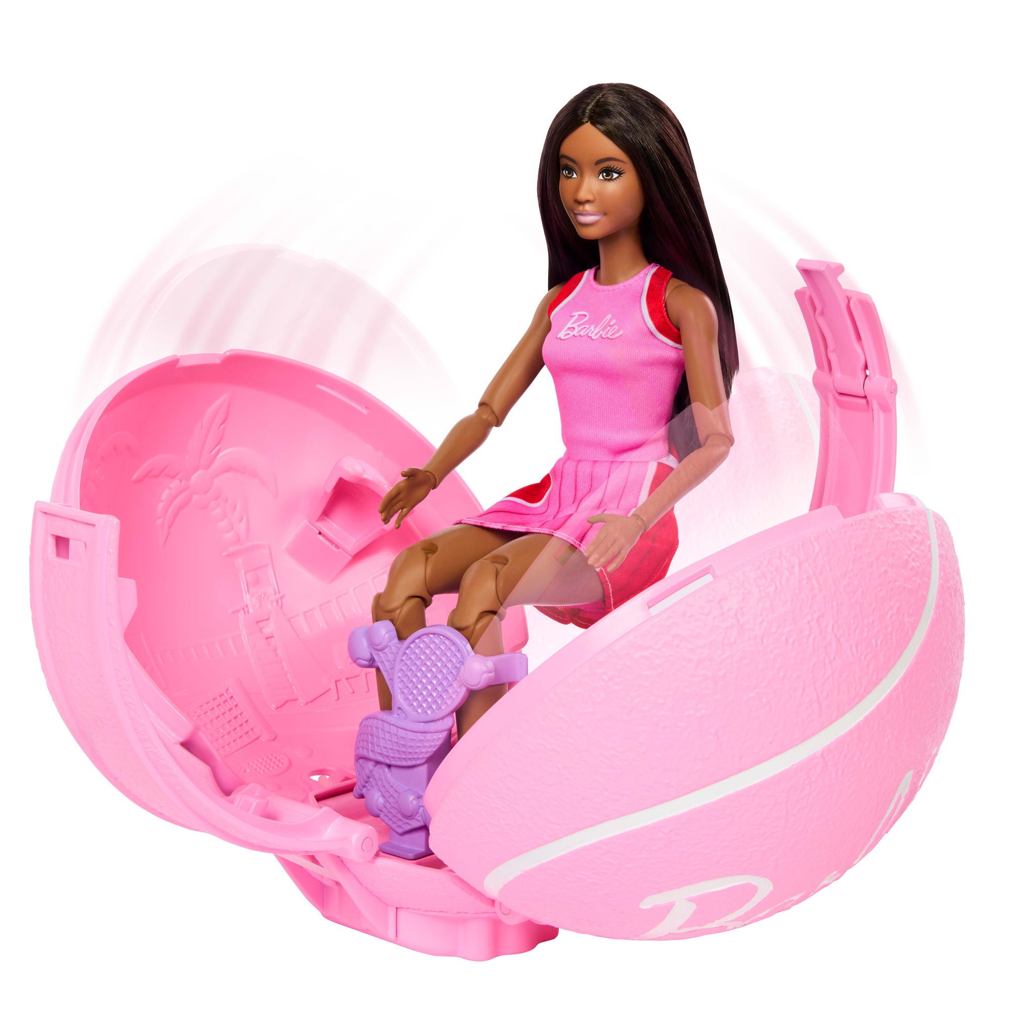 Barbie Team Roll & Reveal Playset