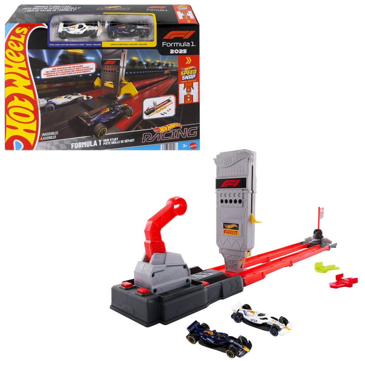 Hot Wheels Racing Formula 1 2025 Grid Start Track Set