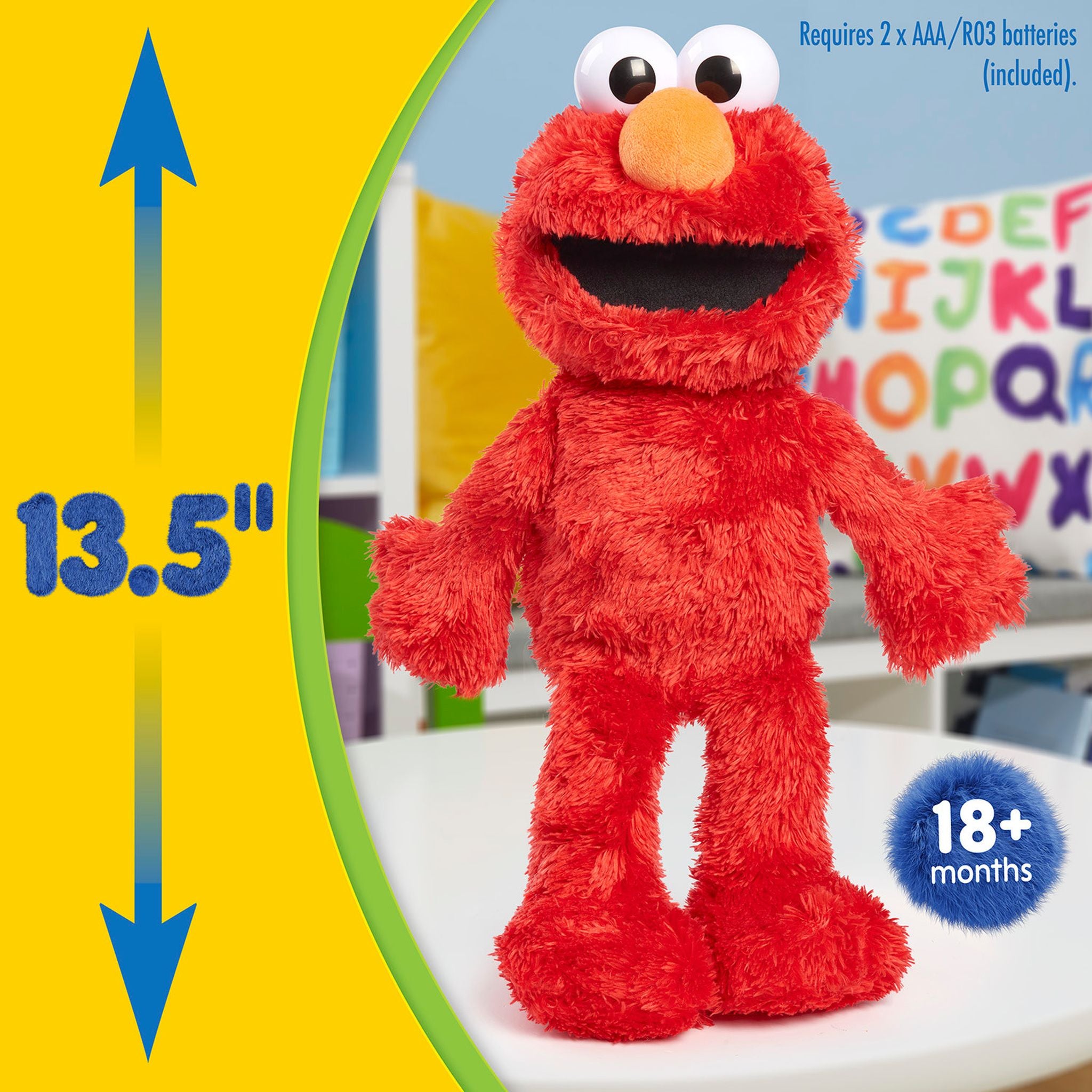 Sesame Street Tickle Me Elmo Interactive Plush