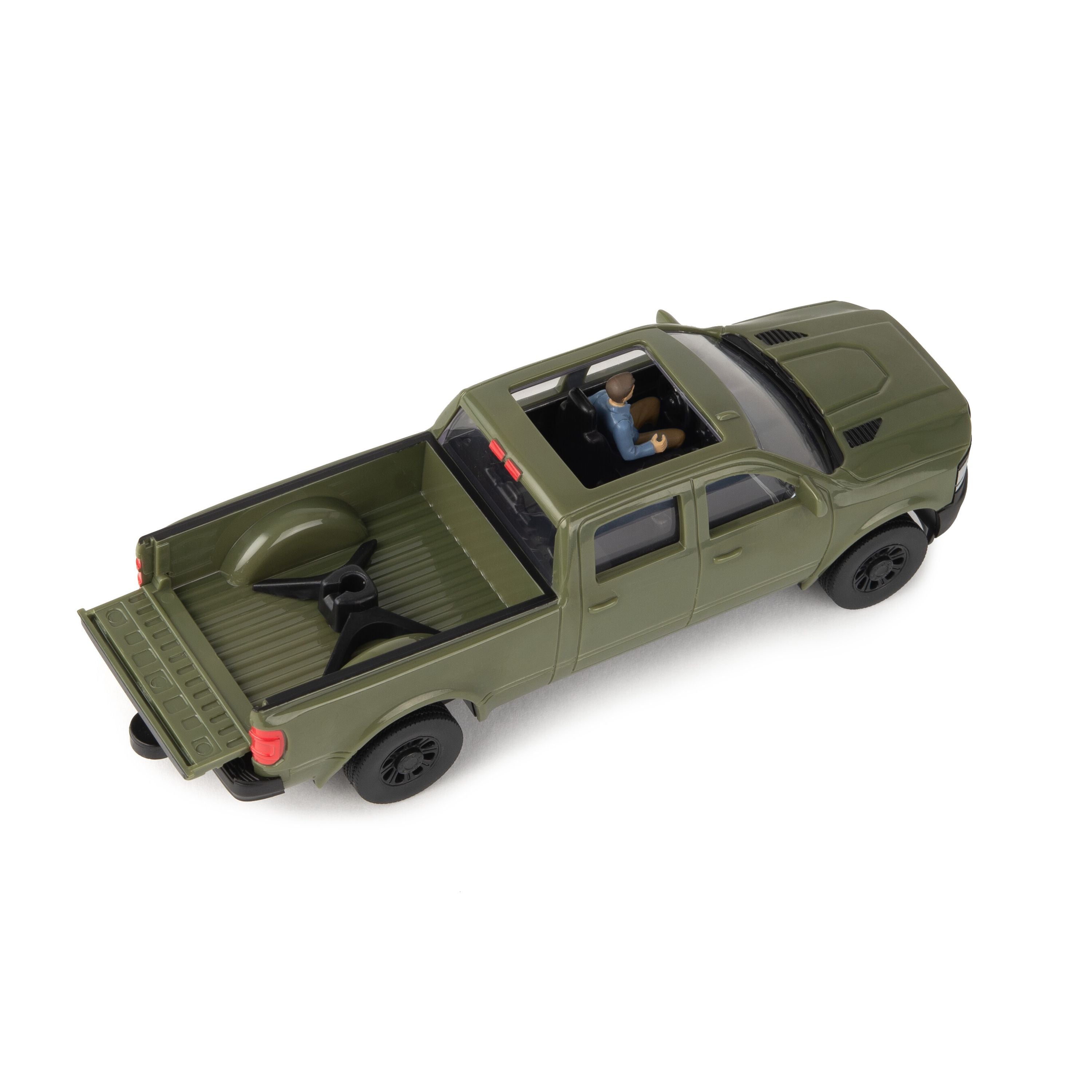 John Deere 1:32 Pickup & Livestock Trailer Set