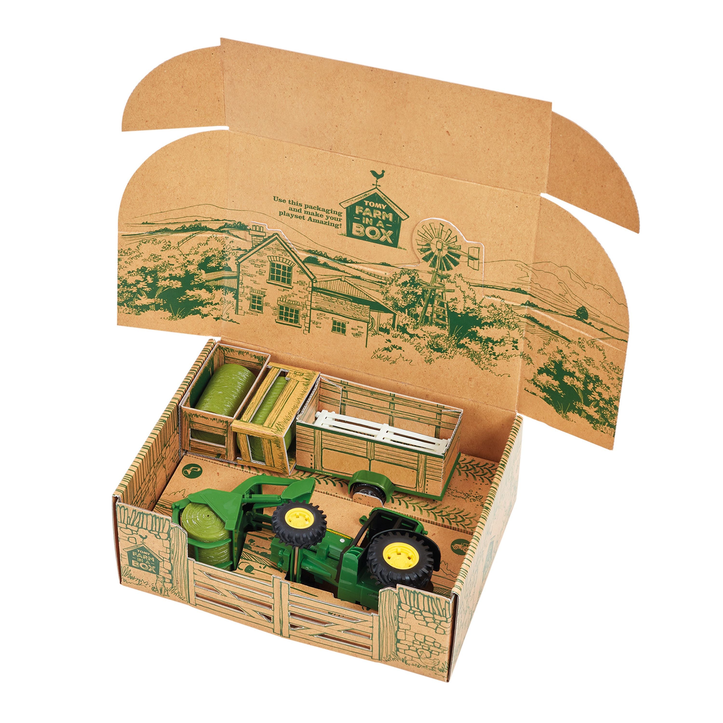 John Deere Farm In A Box Playset - Toyworld Australia
