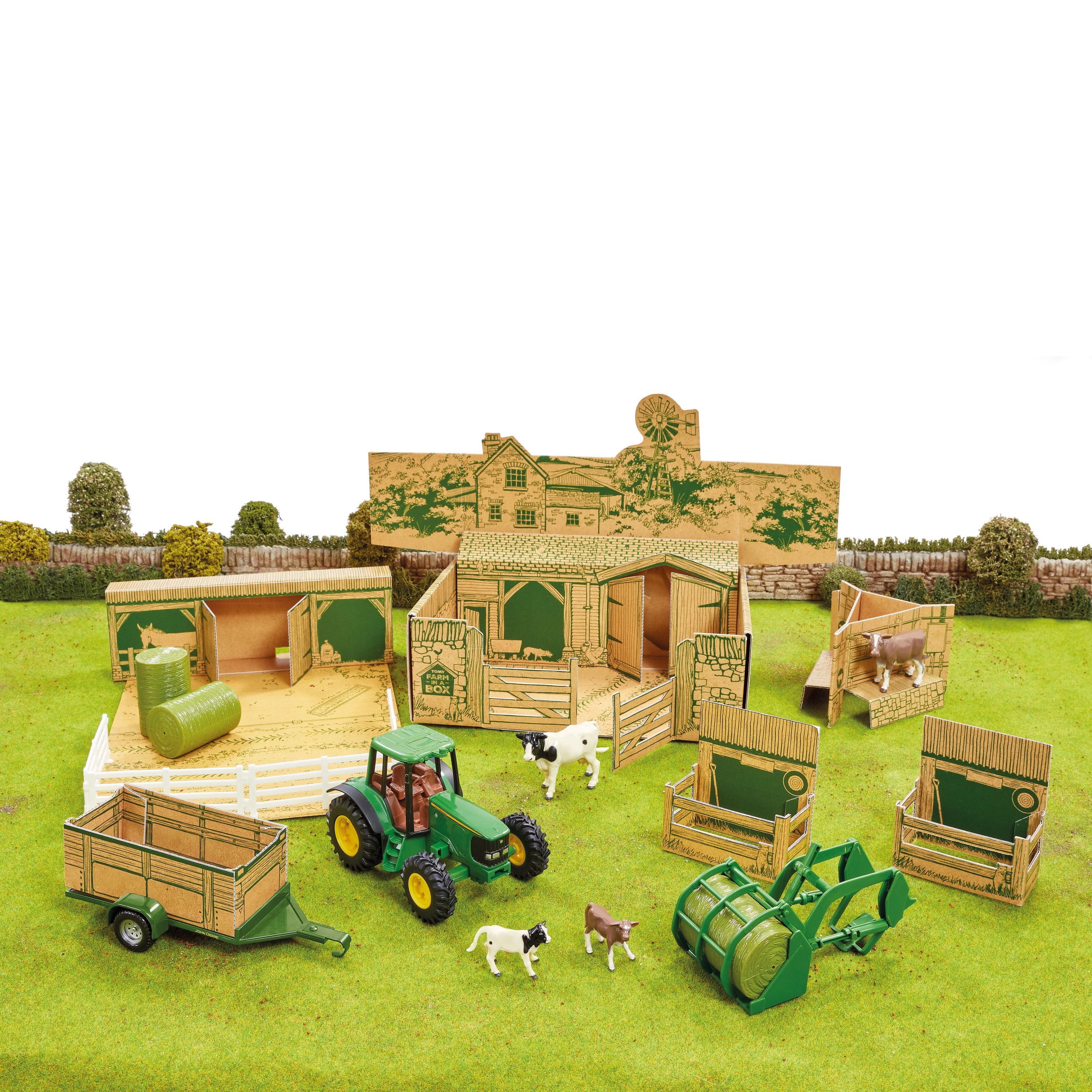 John Deere Farm In A Box Playset - Toyworld Australia