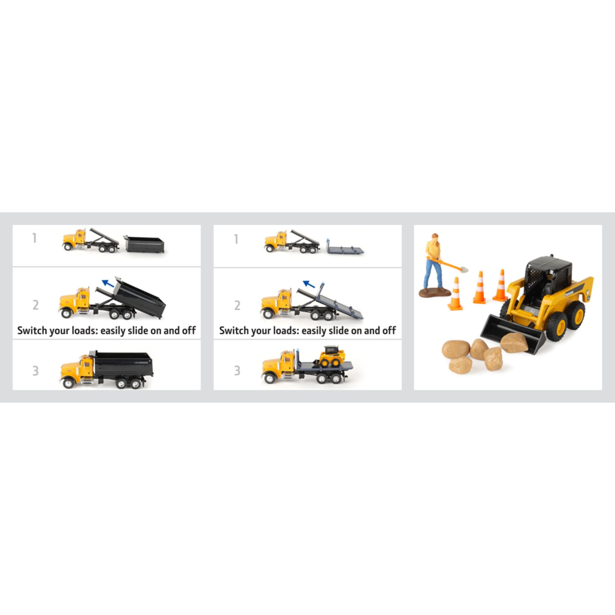 John Deere 1:32 Construction Switch 'N' Load Set