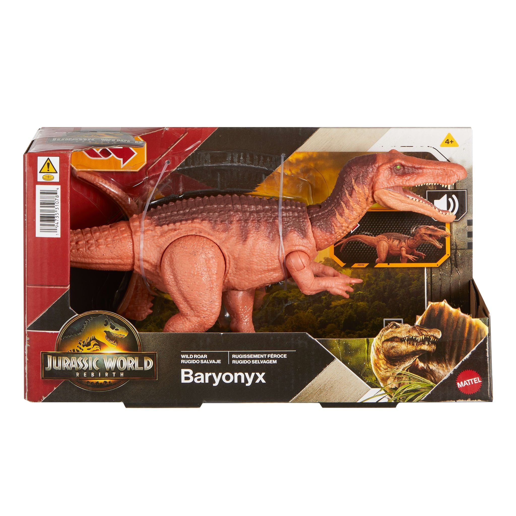 Jurassic World Rebirth Wild Roar Sounds Baryonyx