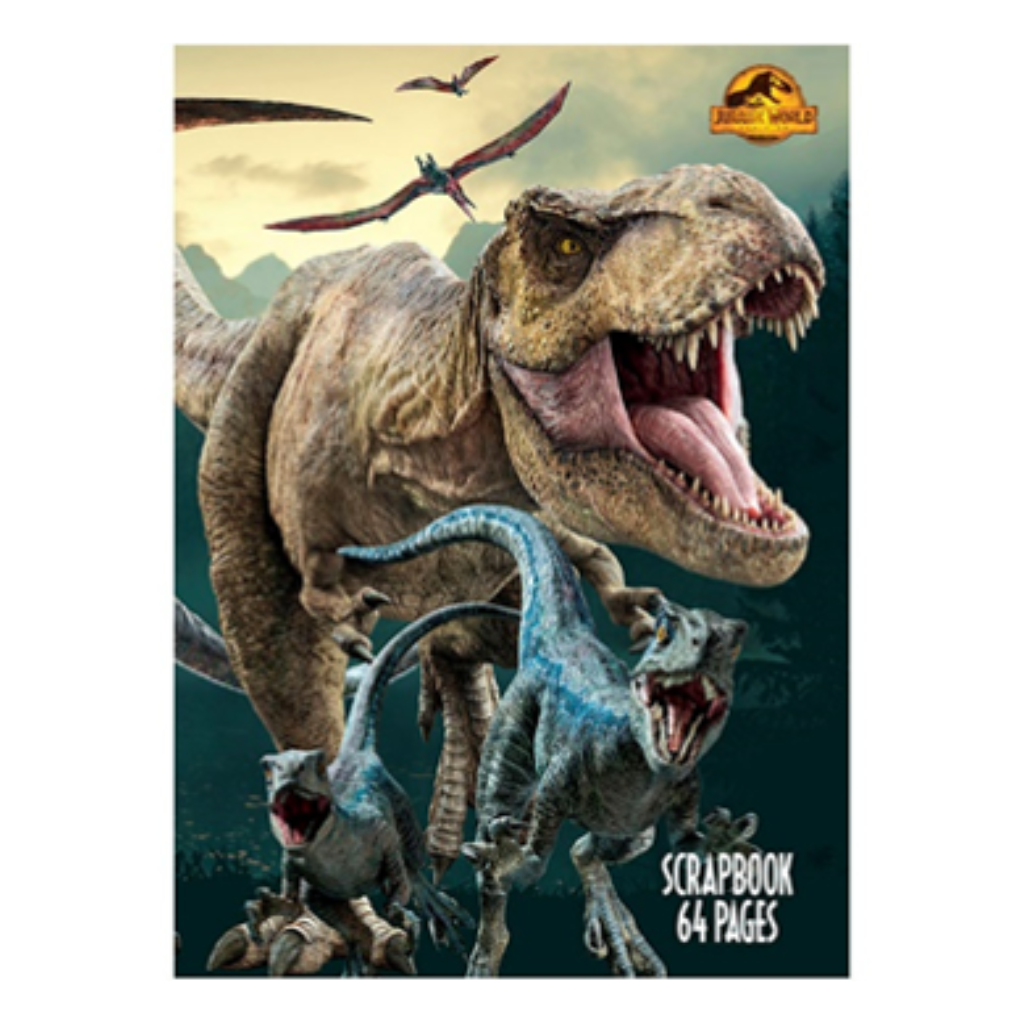 Jurassic World Scrapbook 64 Pages
