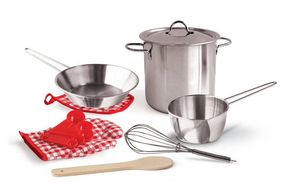 Just For Chef Cookware In Net Bag 13 Pieces - Toyworld Australia