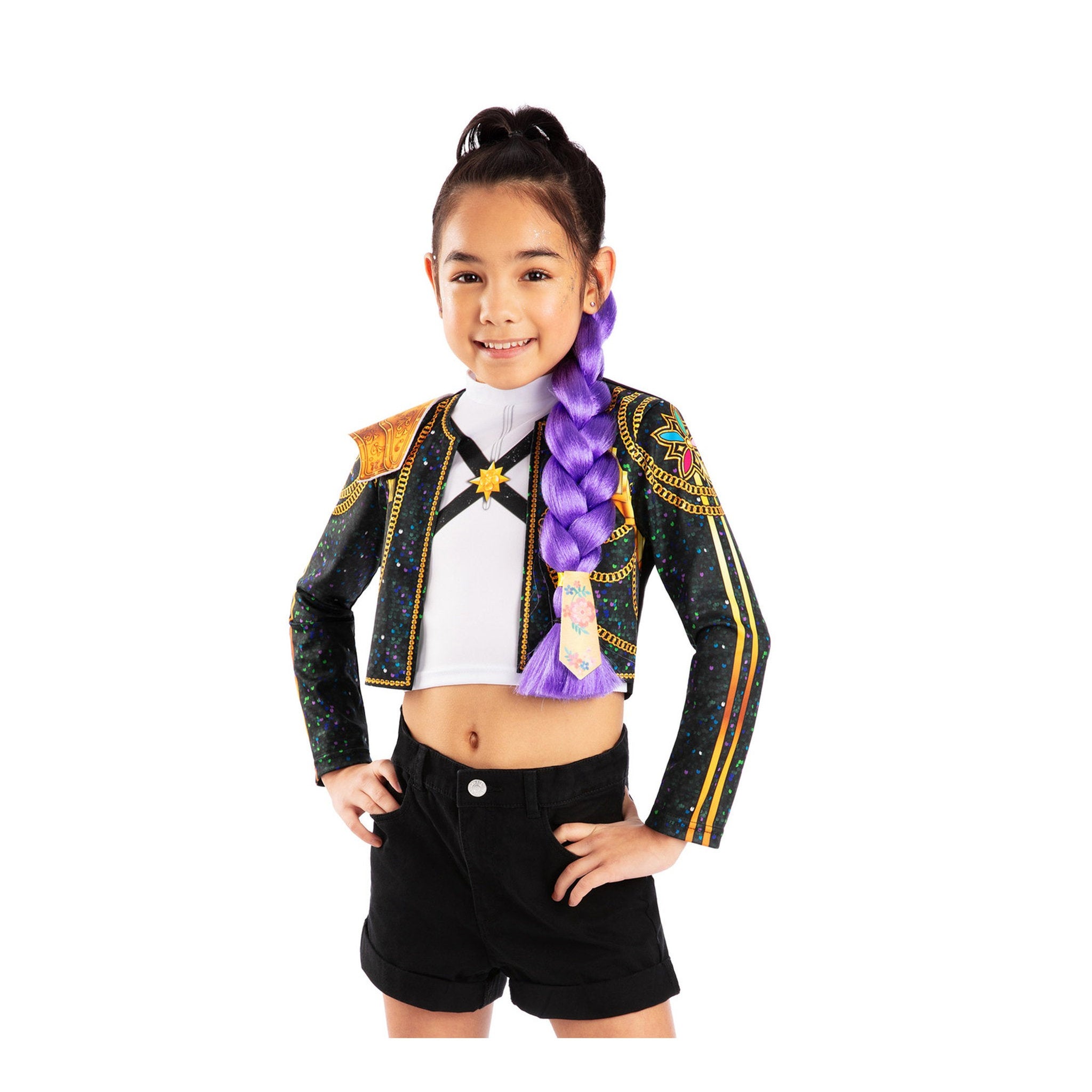 KPop Demon Hunters HUNTR/X Deluxe Clip On Hair Braid 40cm - Rumi
