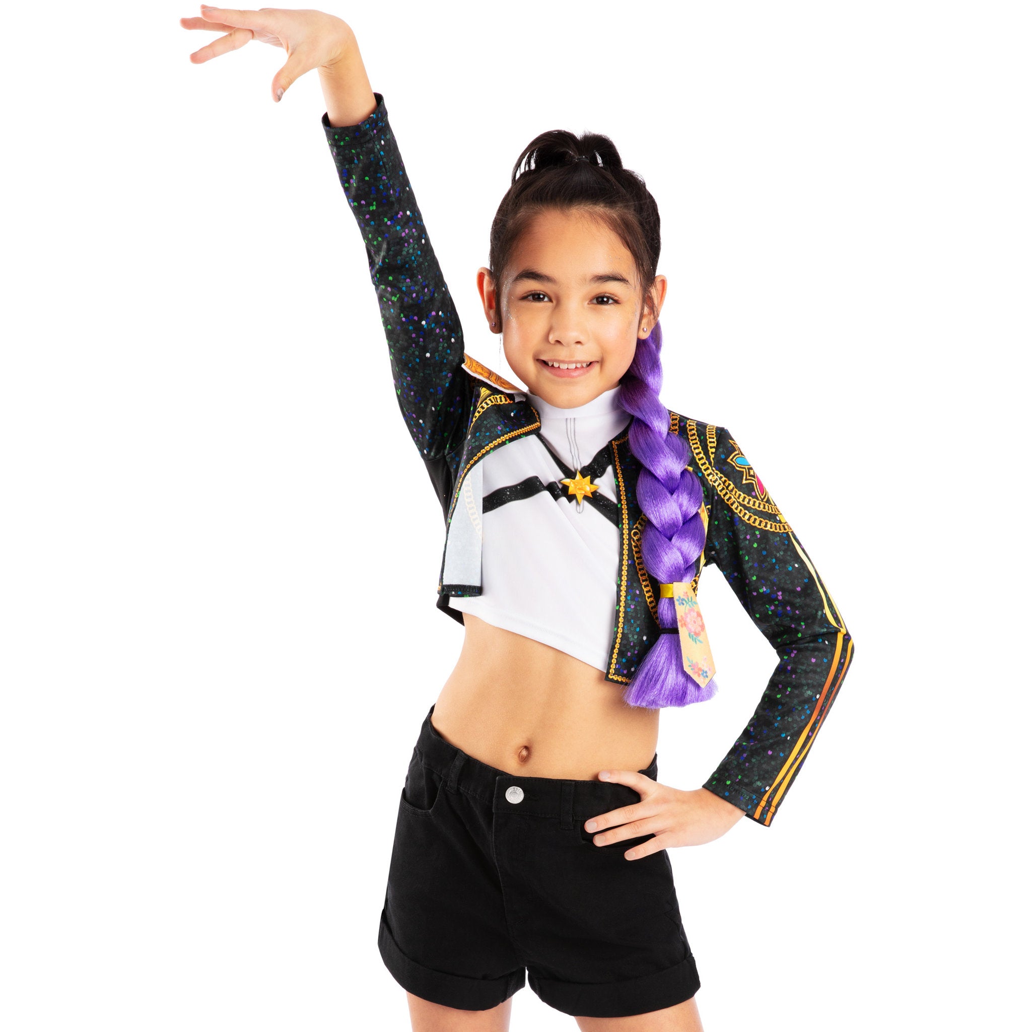 KPop Demon Hunters HUNTR/X Deluxe Clip On Hair Braid 40cm - Rumi